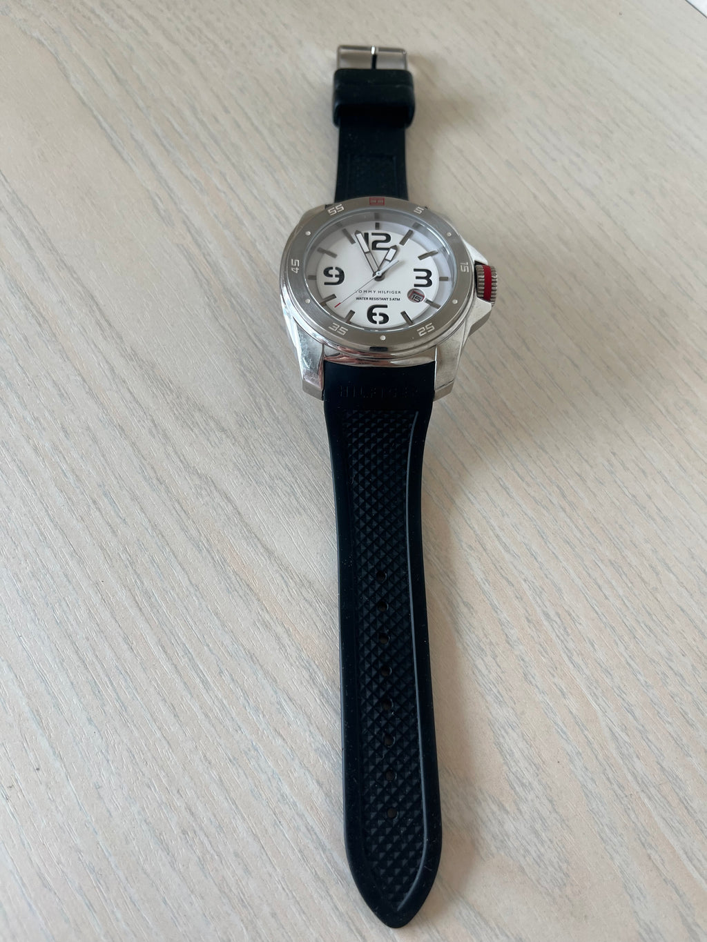 Tommy Hilfiger Men’s Watch TH.113.1.14.0929, 46mm, Quartz, Stainless Steel, Black