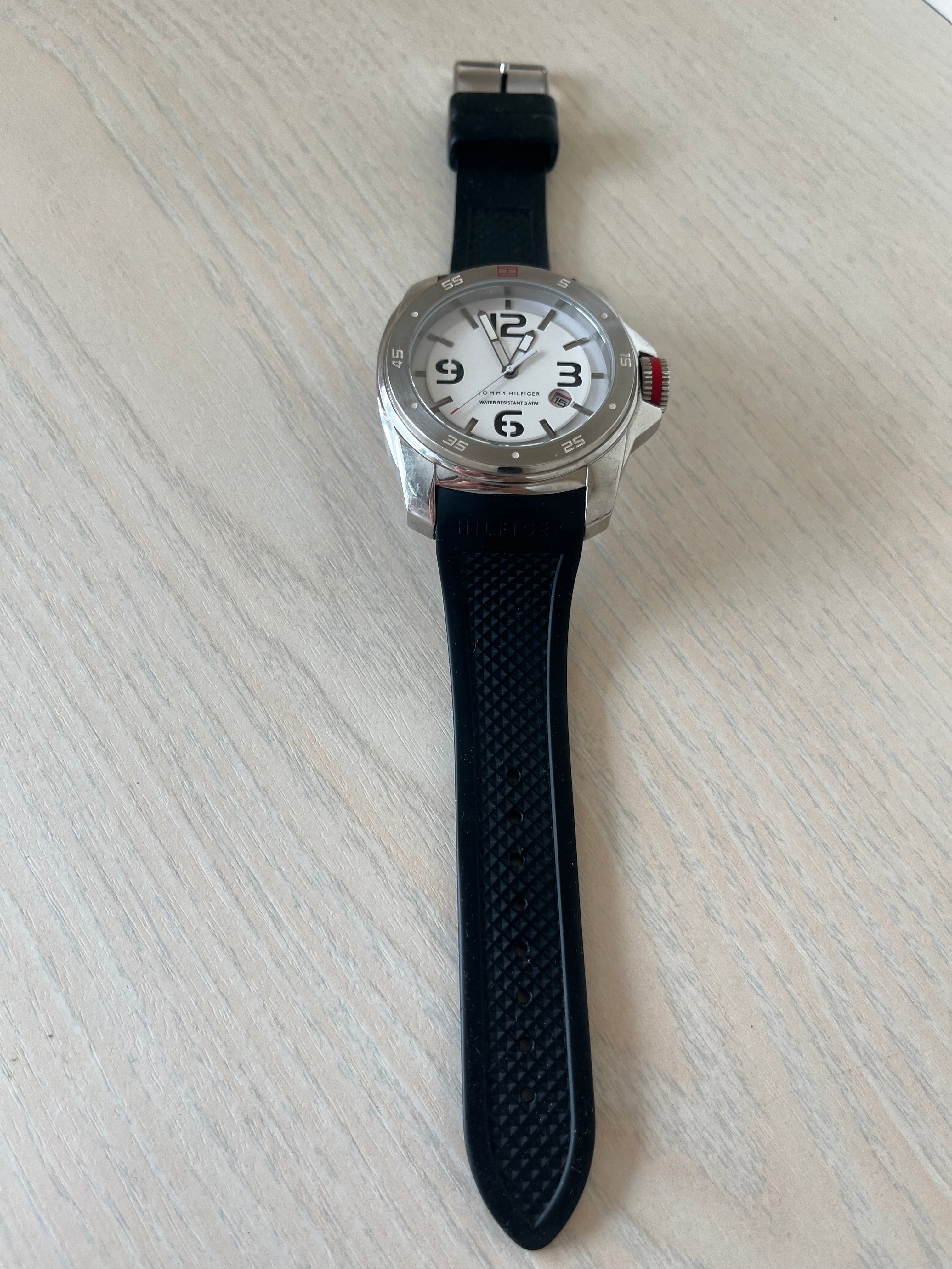Tommy Hilfiger Men’s Watch TH.113.1.14.0929, 46mm, Quartz, Stainless Steel, Black