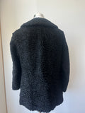 Vintage Persian Lamb Fur Jacket by Pelz Gaiser – Black, Medium, Good Condition