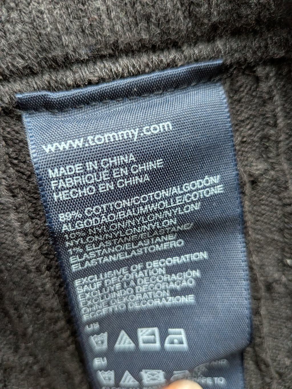 Hilfiger Denim Leggings, Schwarz, Gr. M, Sehr Gut