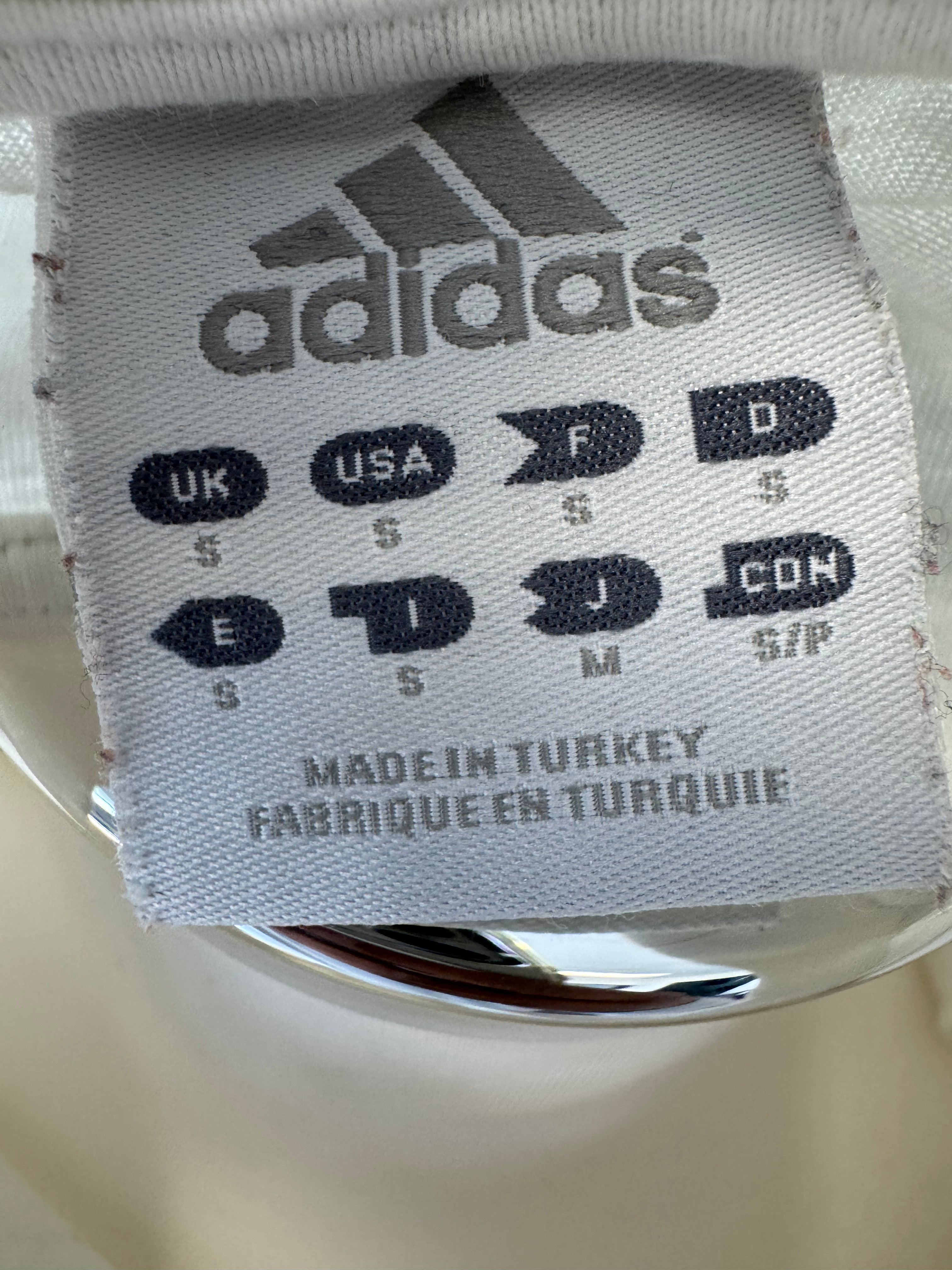Vintage adidas Originals Graphic Tee – Weiß, Größe M, Sehr guter Zustand