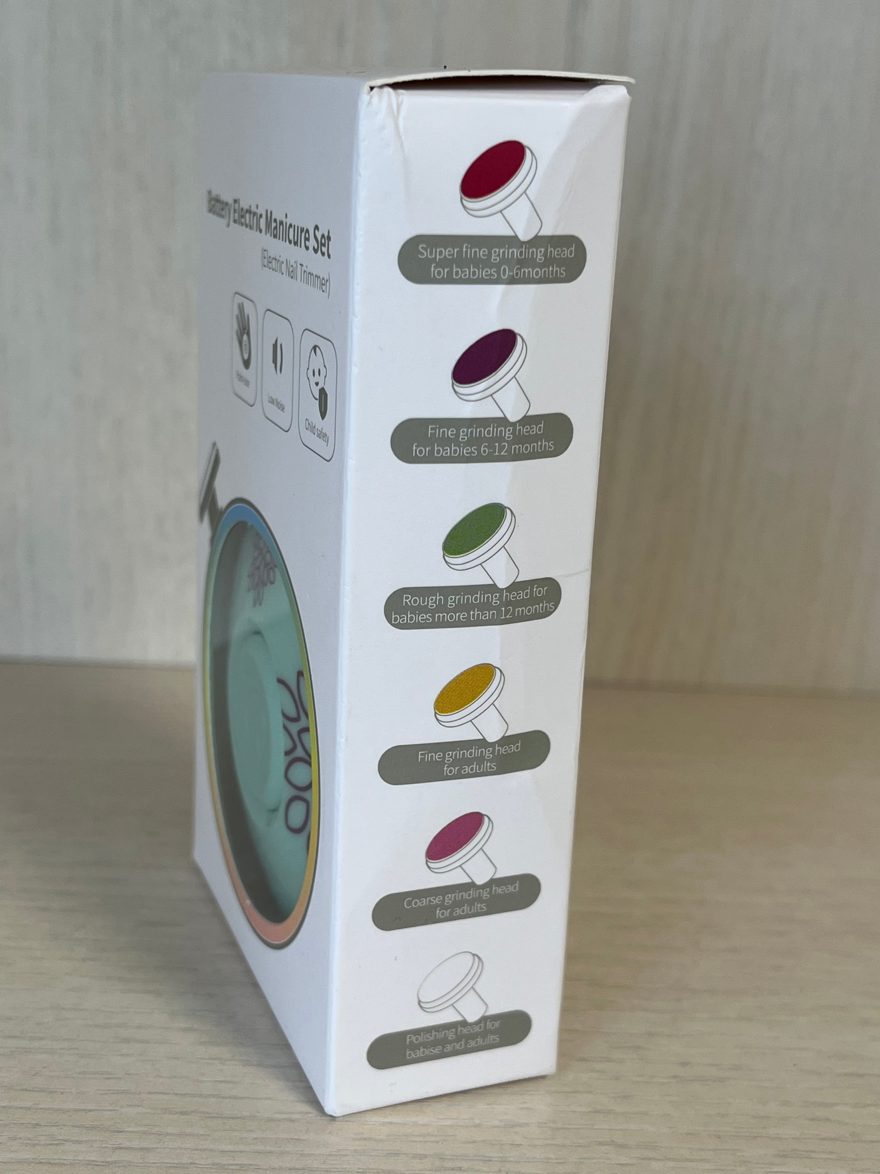 Generic Elektrisches Baby Maniküre-Set – Weiß, Nageltrimmer, Neu