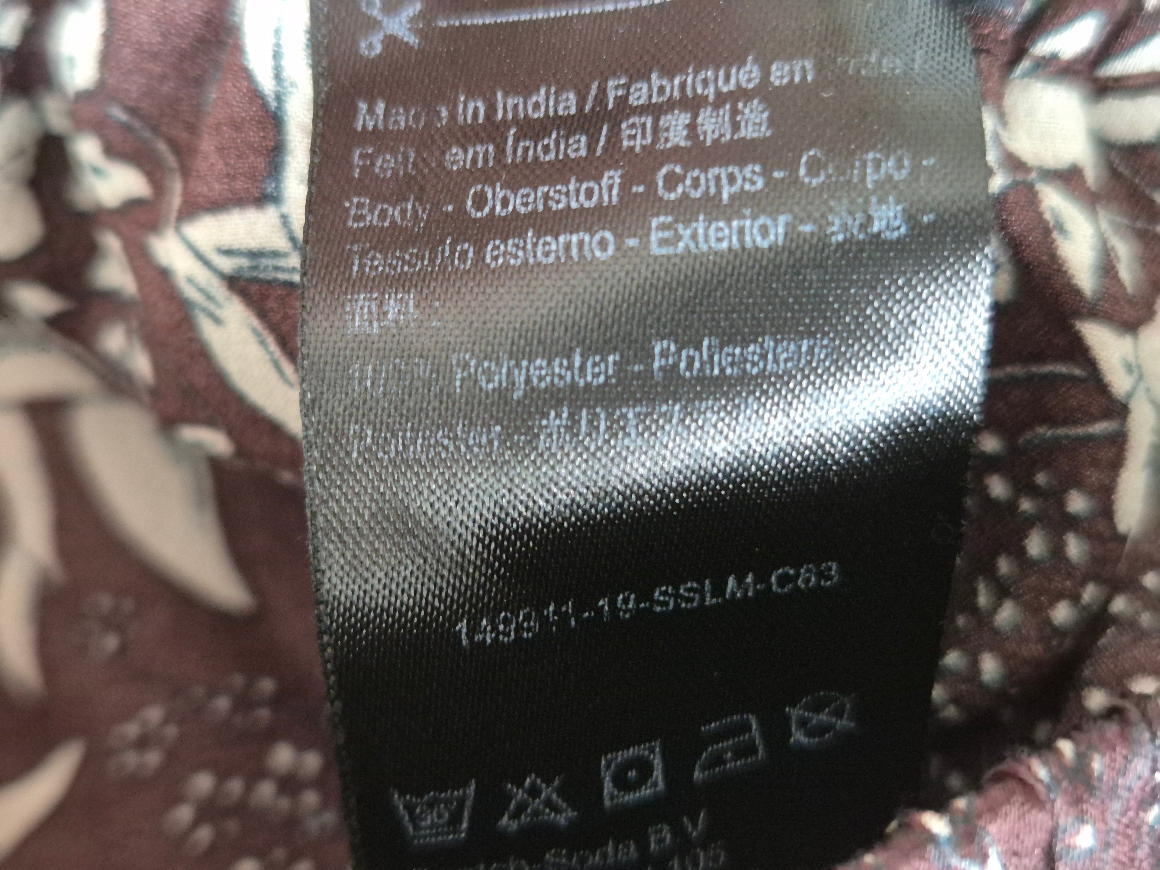 Scotch & Soda Poolside Hose, floral, Braun, Gr. S, sehr gut