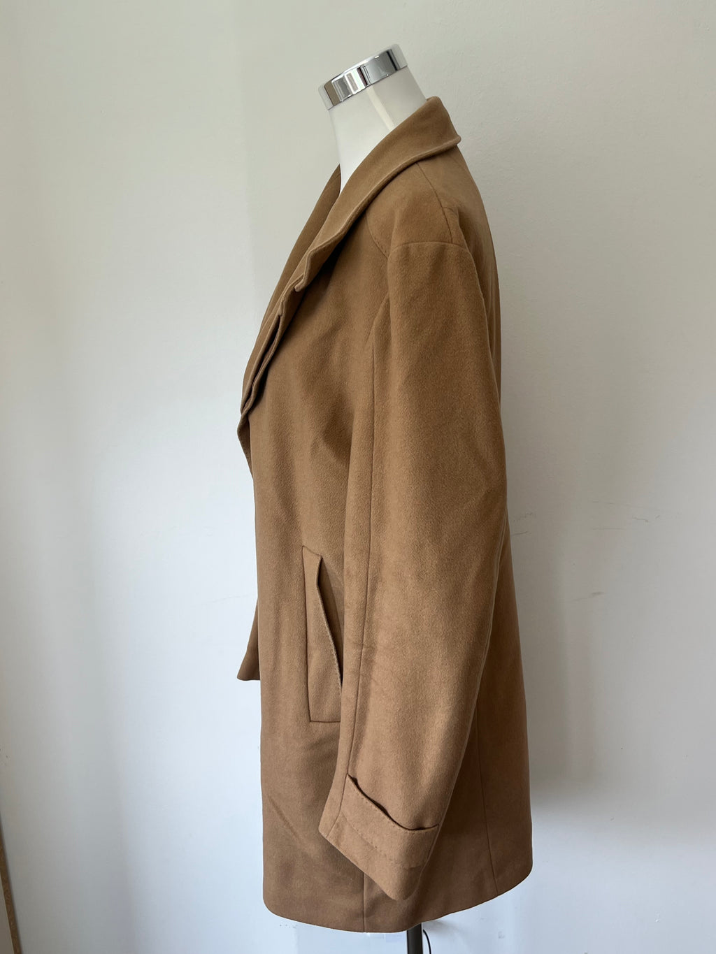 Strellson Taupe Wool Blend Coat – Size M – Very Good Condition