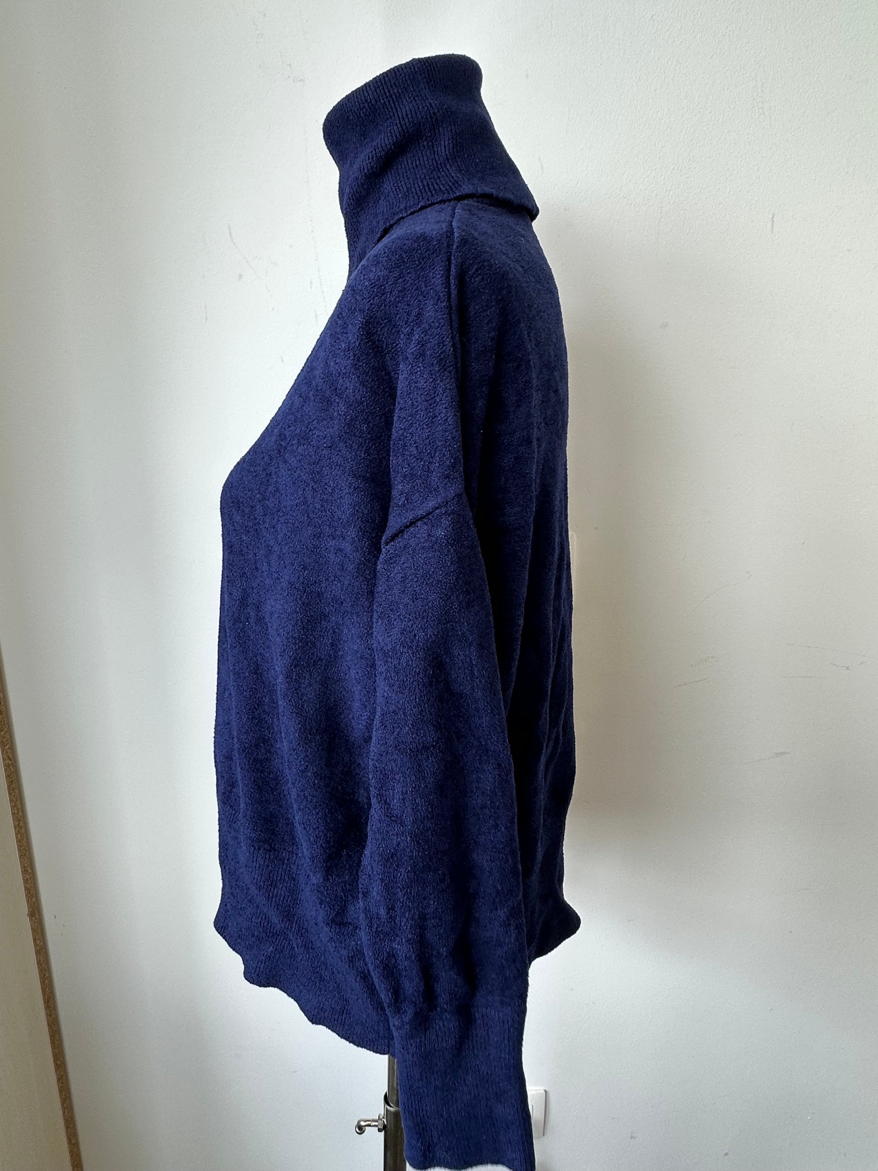 & Other Stories Paris Atelier Rollkragenpullover – Navy, XS, Sehr Gut