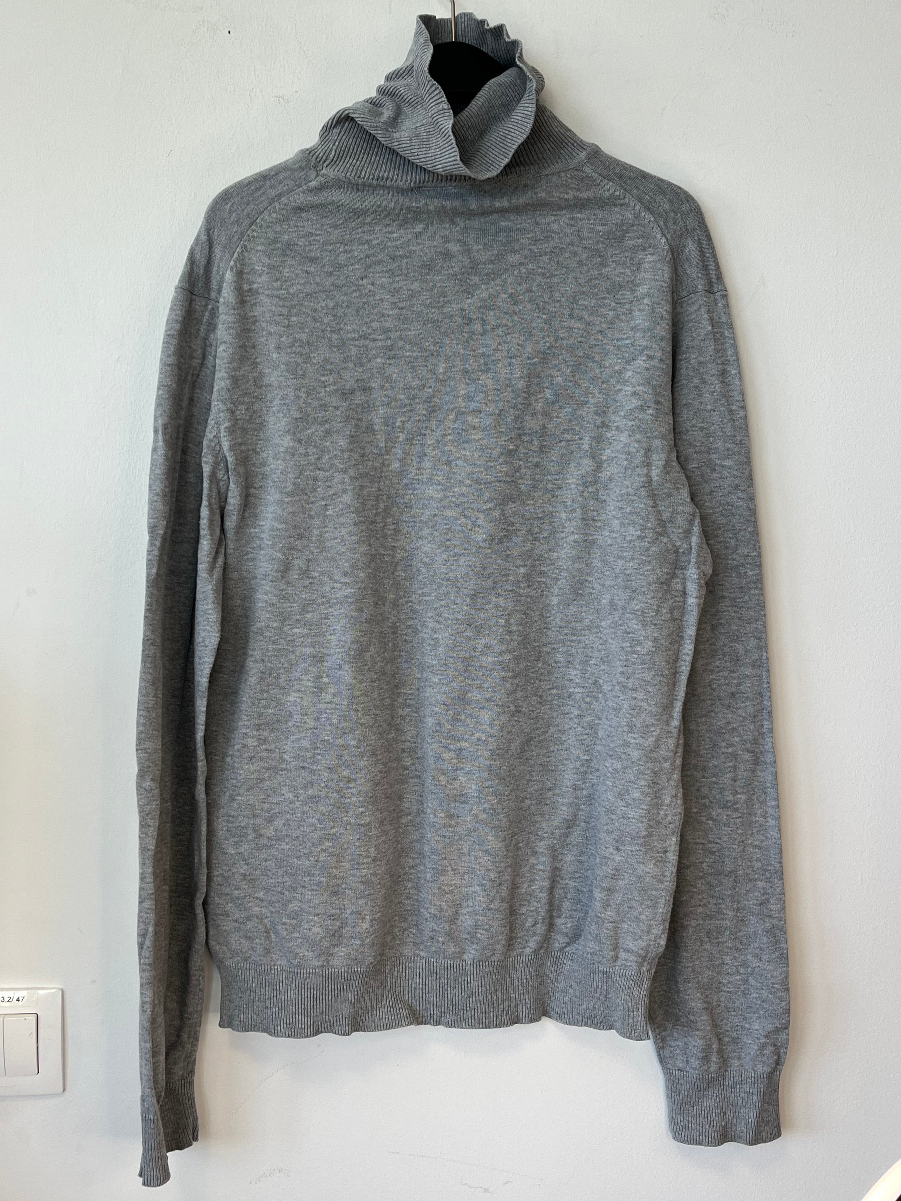 Bertoni Rollkragenpullover Grau Größe L – Sehr guter Zustand