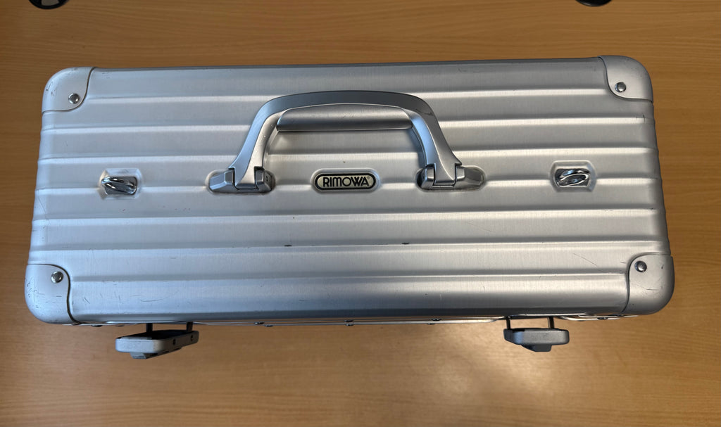 Rimowa Topas Lufthansa Pilot Case Aluminium Silber, guter Zustand