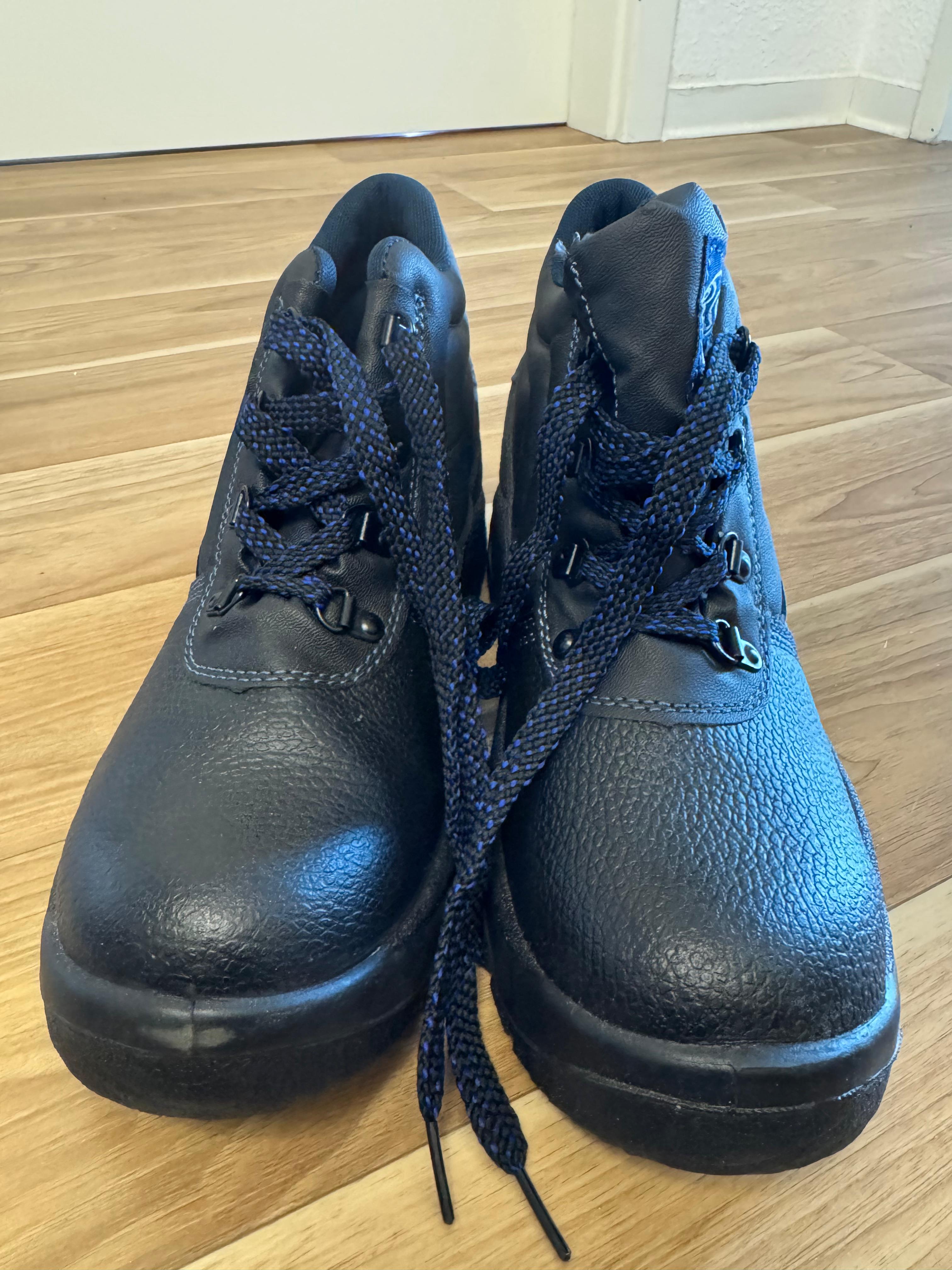 Burgia Sauerland S3 Sicherheitsstiefel BS42112, Gr. 40, Schwarz/Blau, neuwertig