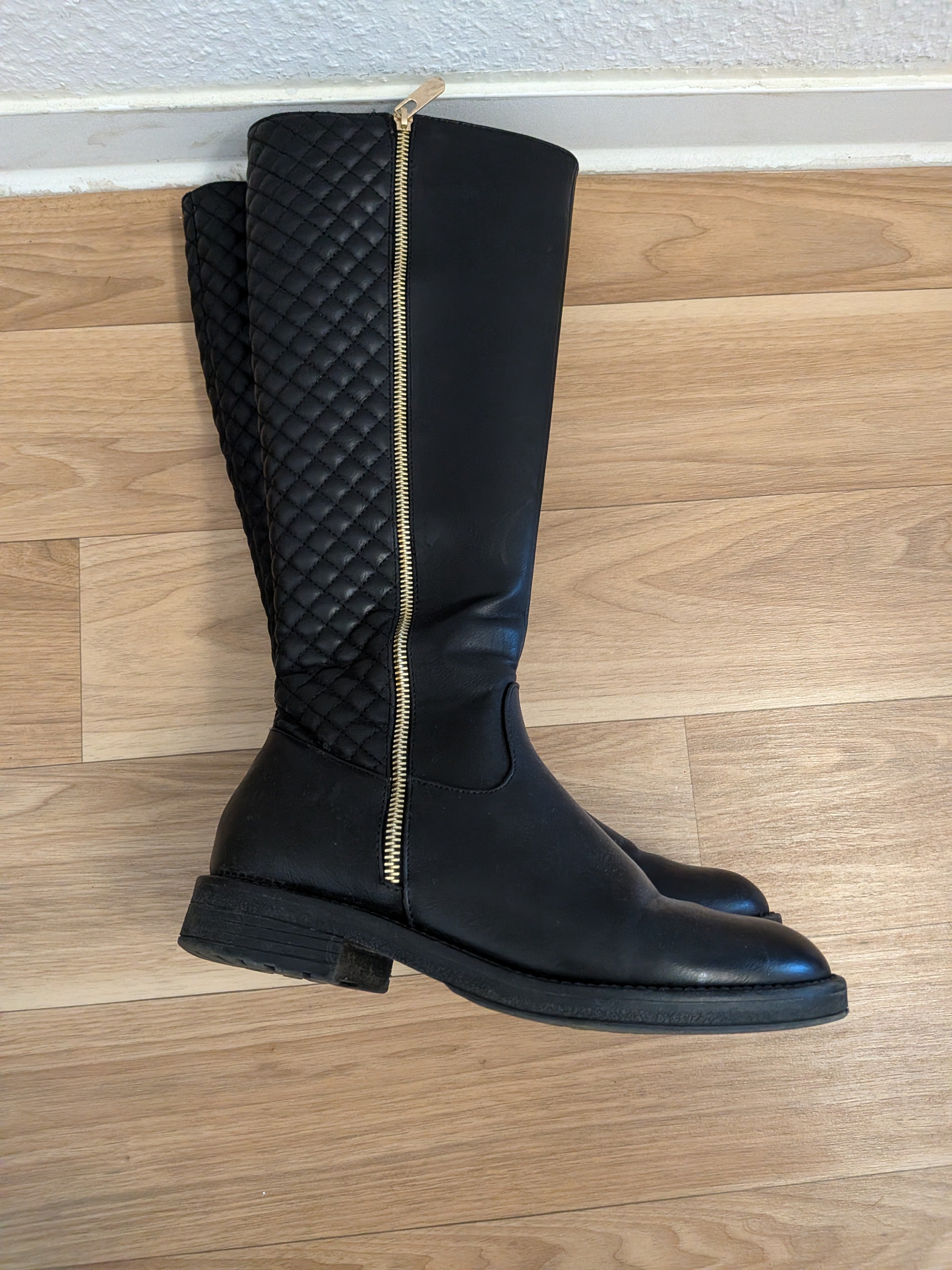 Claudia Ghizzani Reitstiefel – Leder, Schwarz, Größe 39, Wie Neu