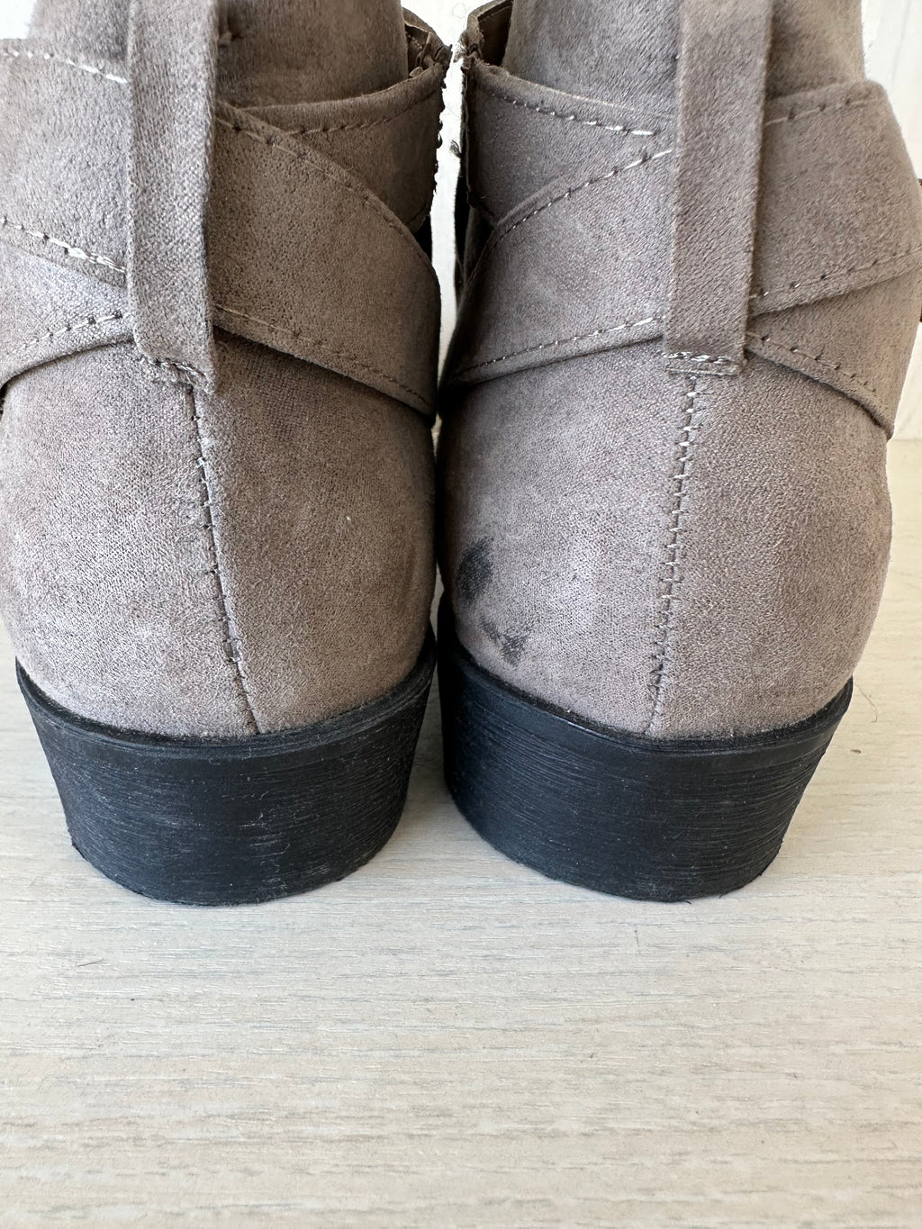New Look „Carlos“ Wildleder-Stiefeletten, Gr. EU 42, grau, gebraucht