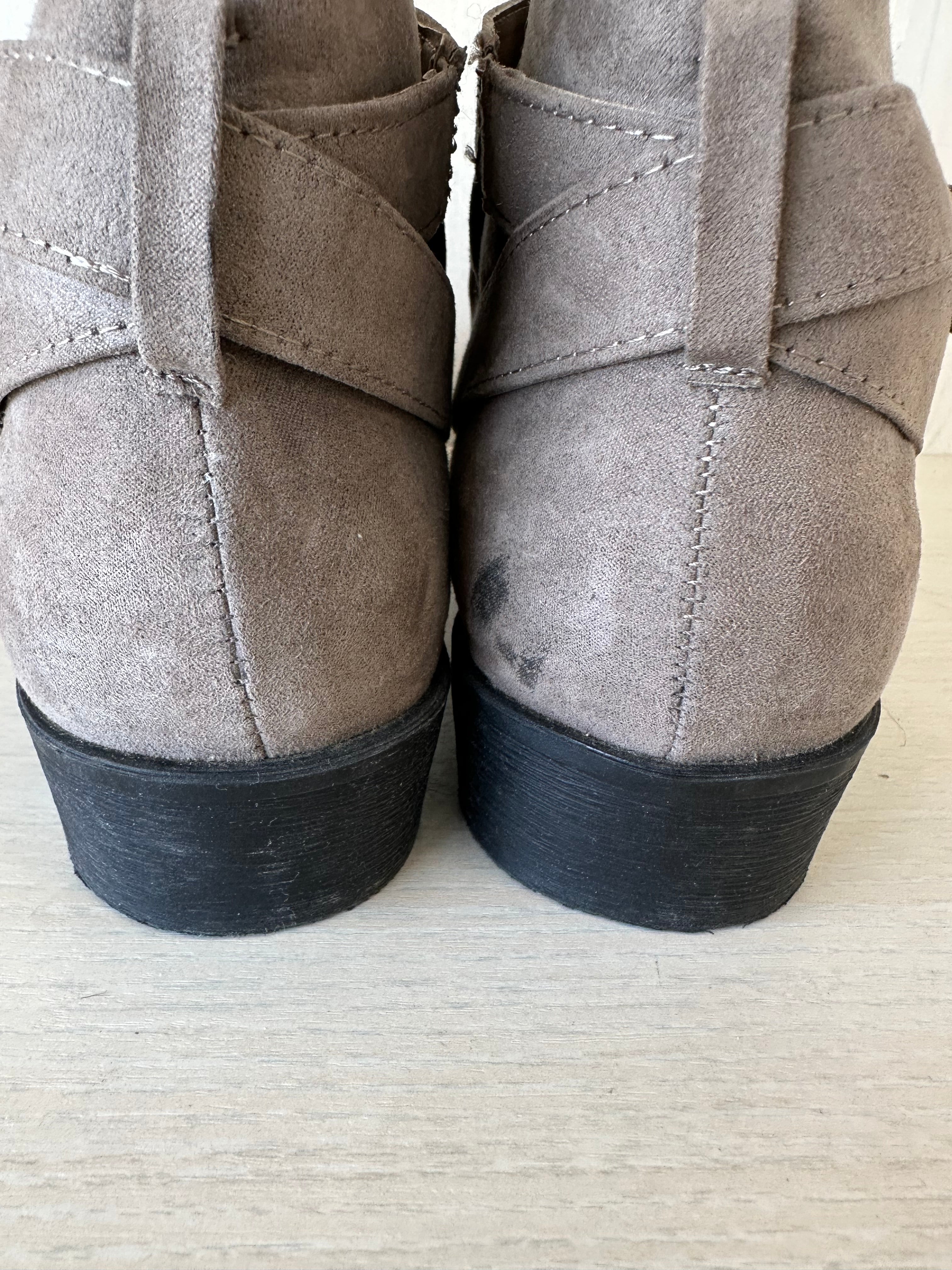 New Look „Carlos“ Wildleder-Stiefeletten, Gr. EU 42, grau, gebraucht