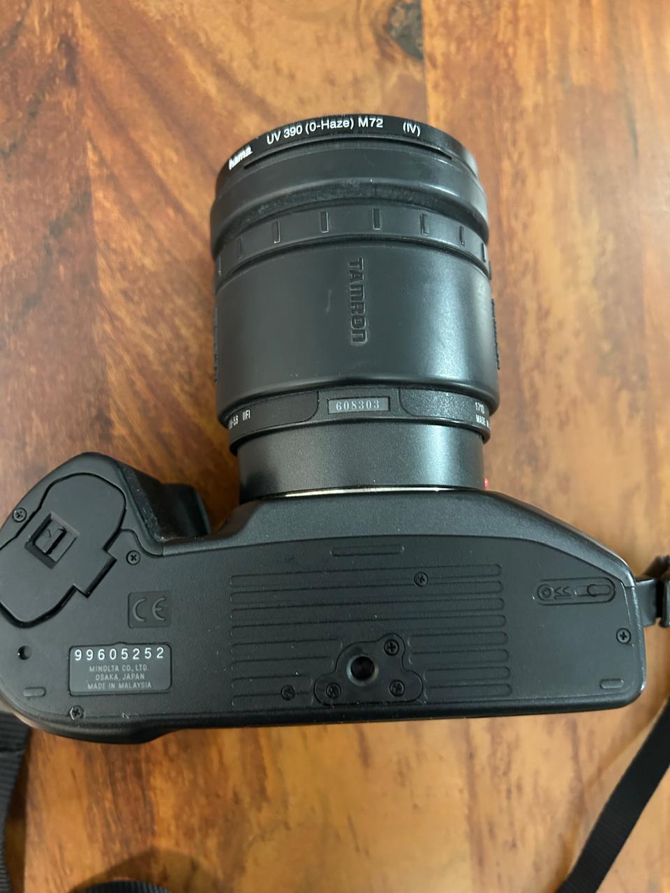 Minolta Dynax 500si SLR Kit + Tamron AF 28-200mm Lens Black Good Condition