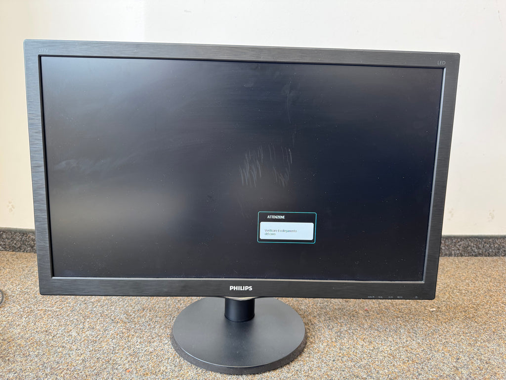 Philips 22 Full HD Monitor 223V5LHSB2, HDMI/VGA, Schwarz, Gebrauchsspuren
