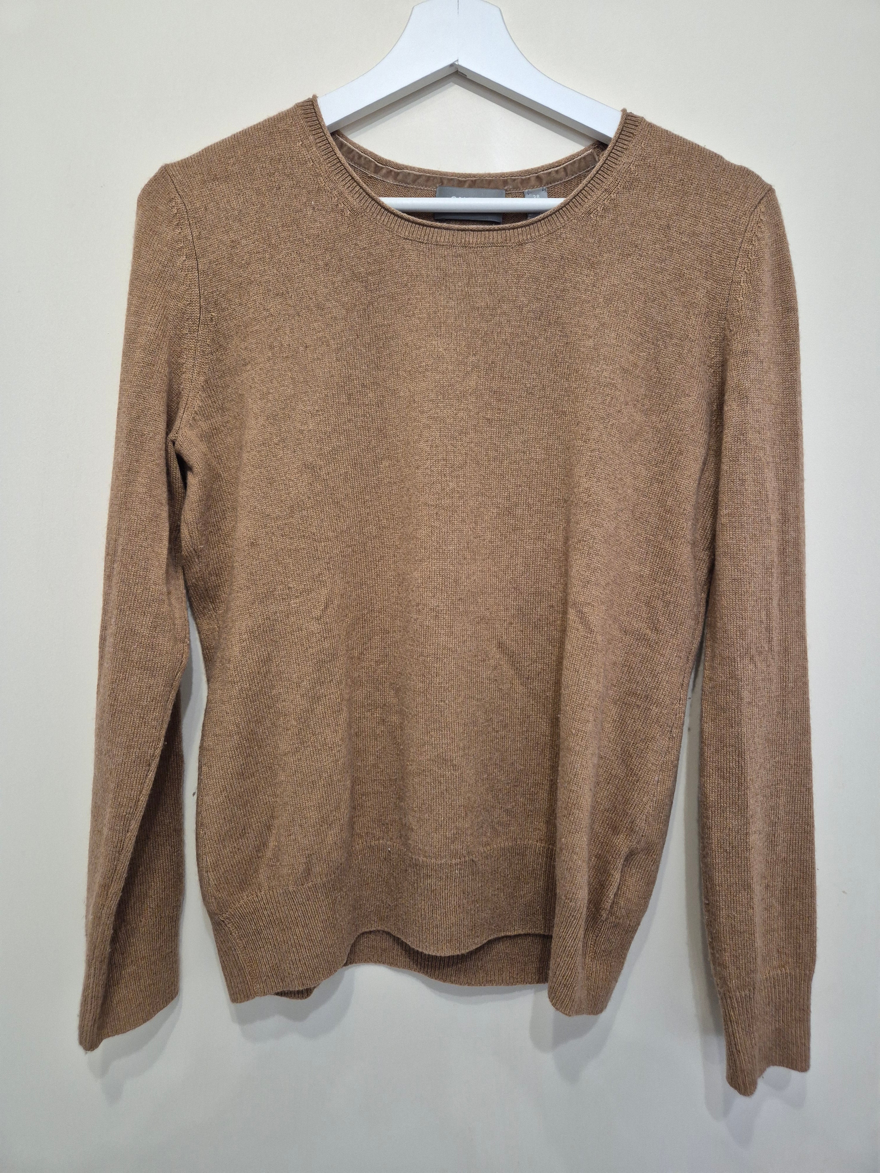 Galeria Damen Pullover – Seide/Kaschmir, Braun, Gr. 38 (M), guter Zustand