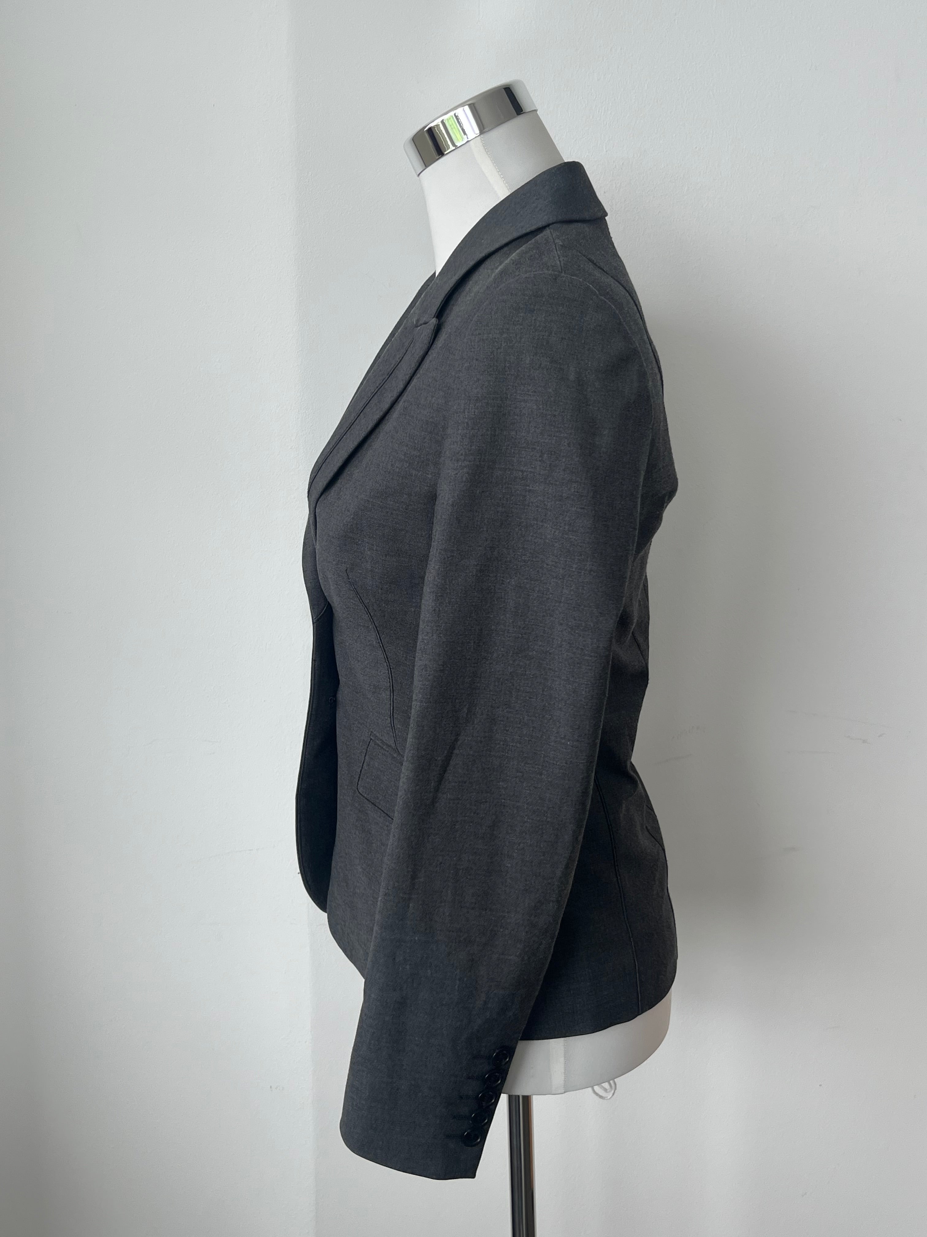 Esprit Collection Damen Blazer – Grau, Gr. 36, guter Zustand