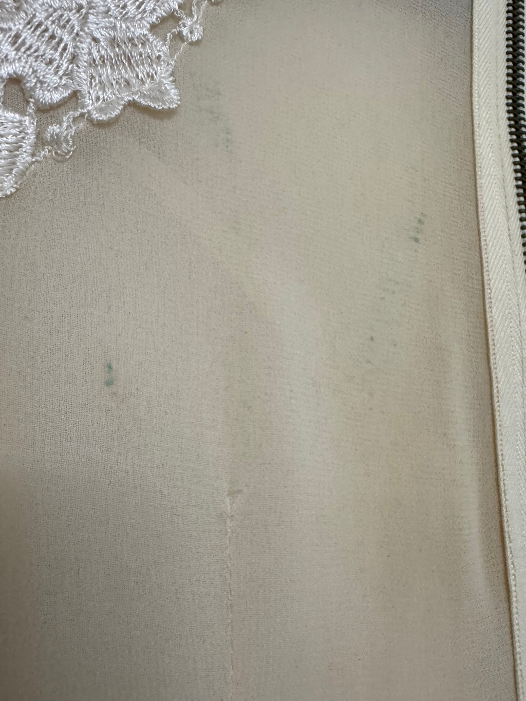 Kaviar Gauche x Zalando Spitzen-Minikleid, Gr. S, ivory, guter Zustand