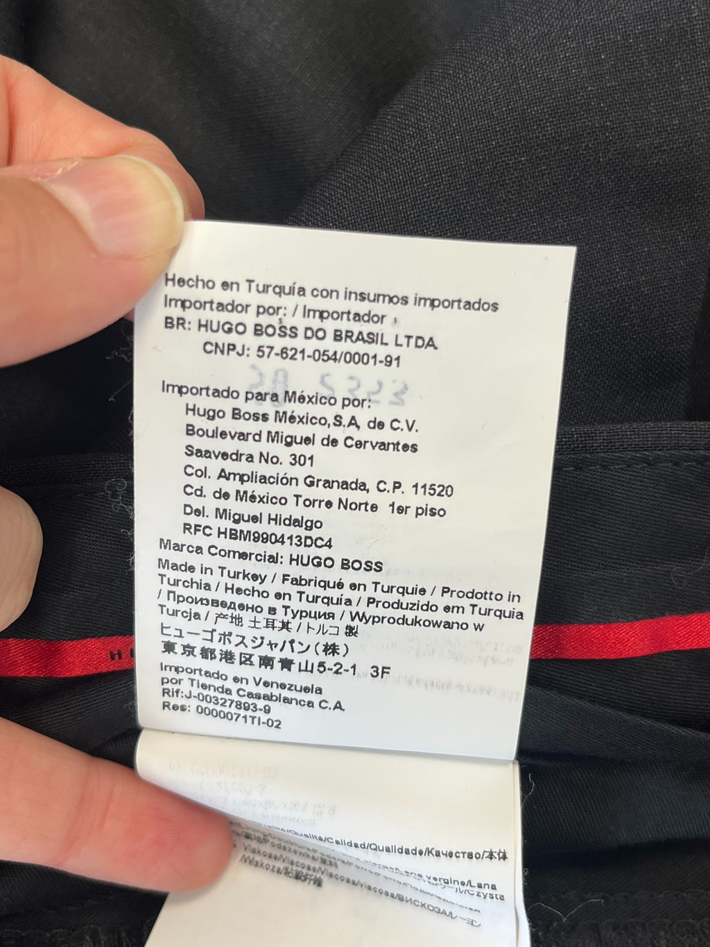 HUGO BOSS Herren Anzug 100% Schurwolle, Dunkelblau, Gr. 50, sehr guter Zustand