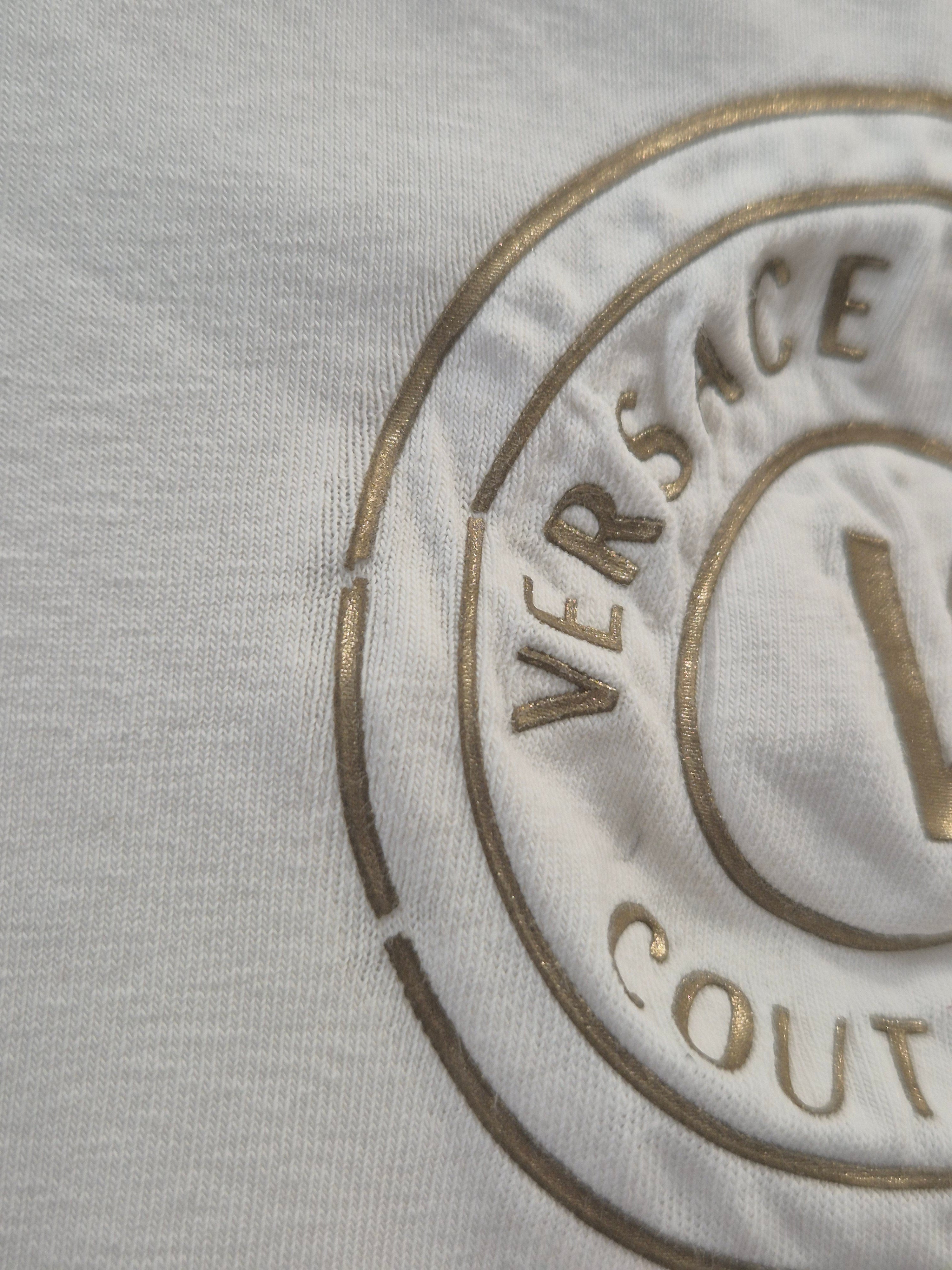 Versace Jeans Couture Slim Fit T-Shirt Weiß Größe M, Zustand Gut