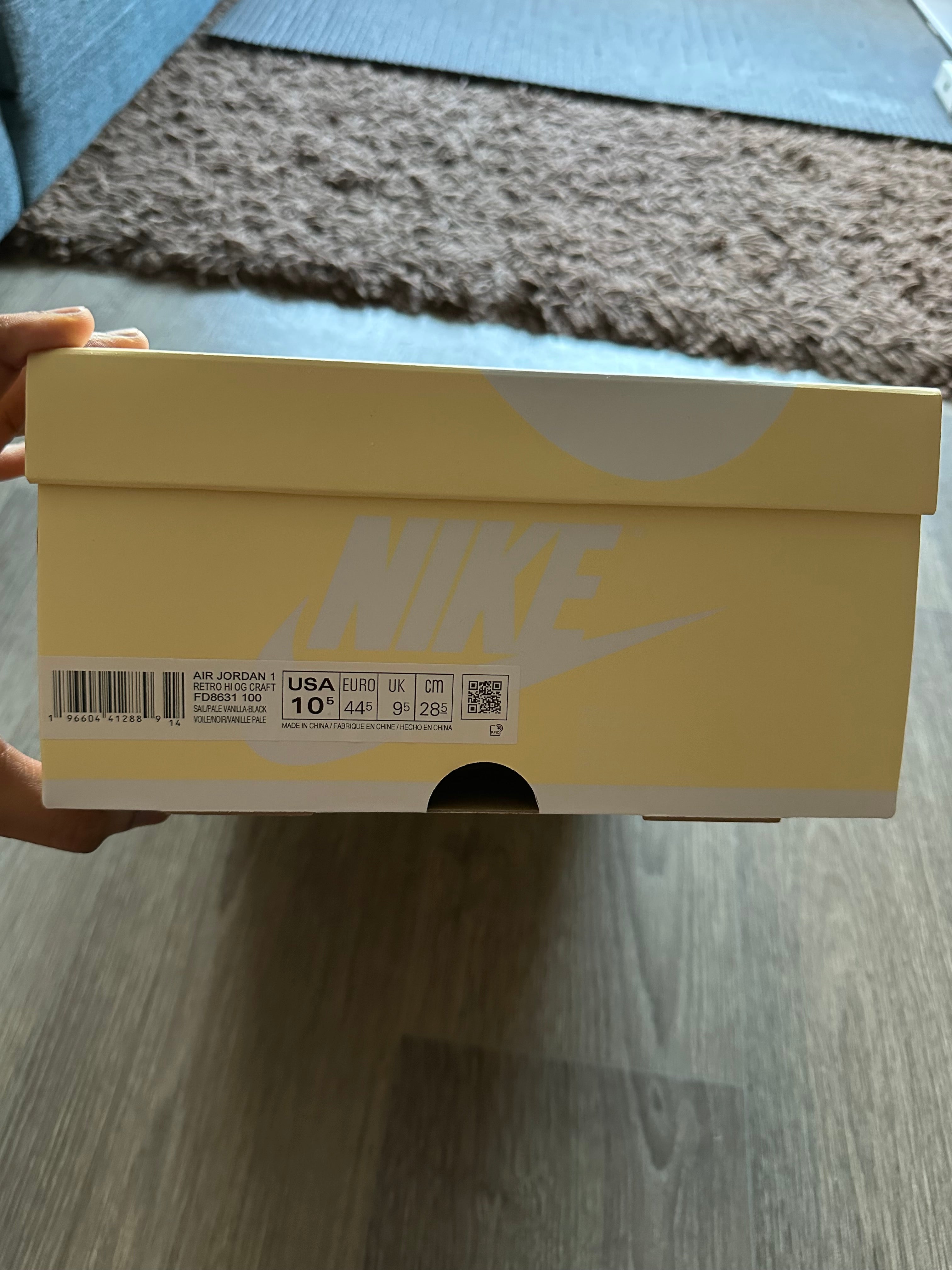 Nike Air Jordan 1 Retro High OG Vibrations of Naija 44.5 Neu OVP