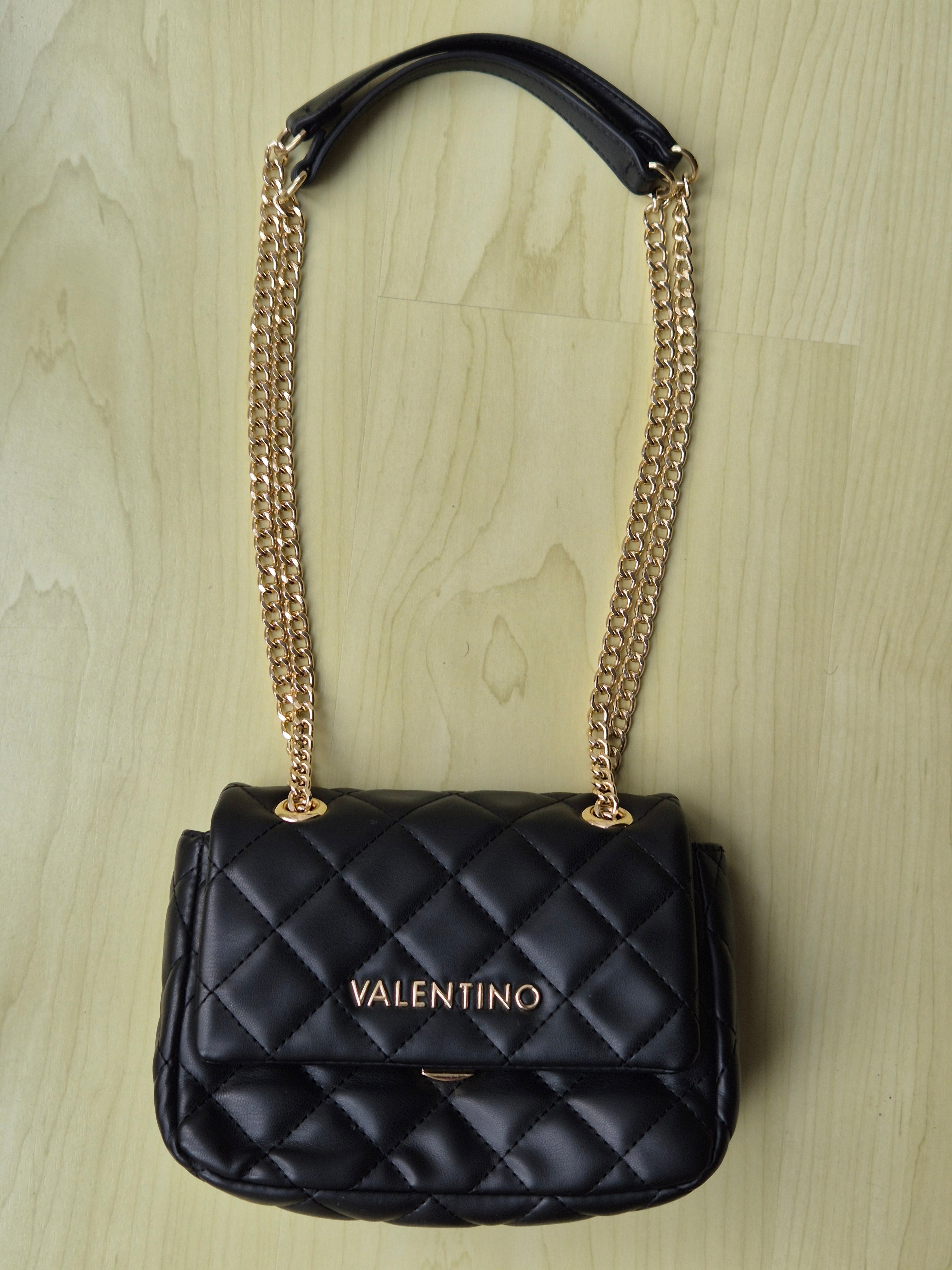Valentino Bags „Ocarina Mini“ Schultertasche, schwarz, wie neu, 20x14x8 cm