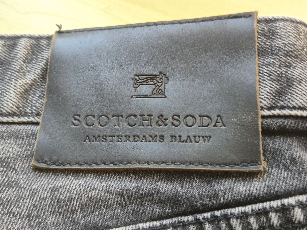 Scotch & Soda Ralston Jeans W34/L32 Grau Distressed Wie Neu