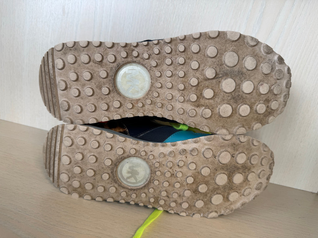 Michael Kors Hattie Mixed-Media Trainer Women’s US 9 – Multicolour, Good Condition