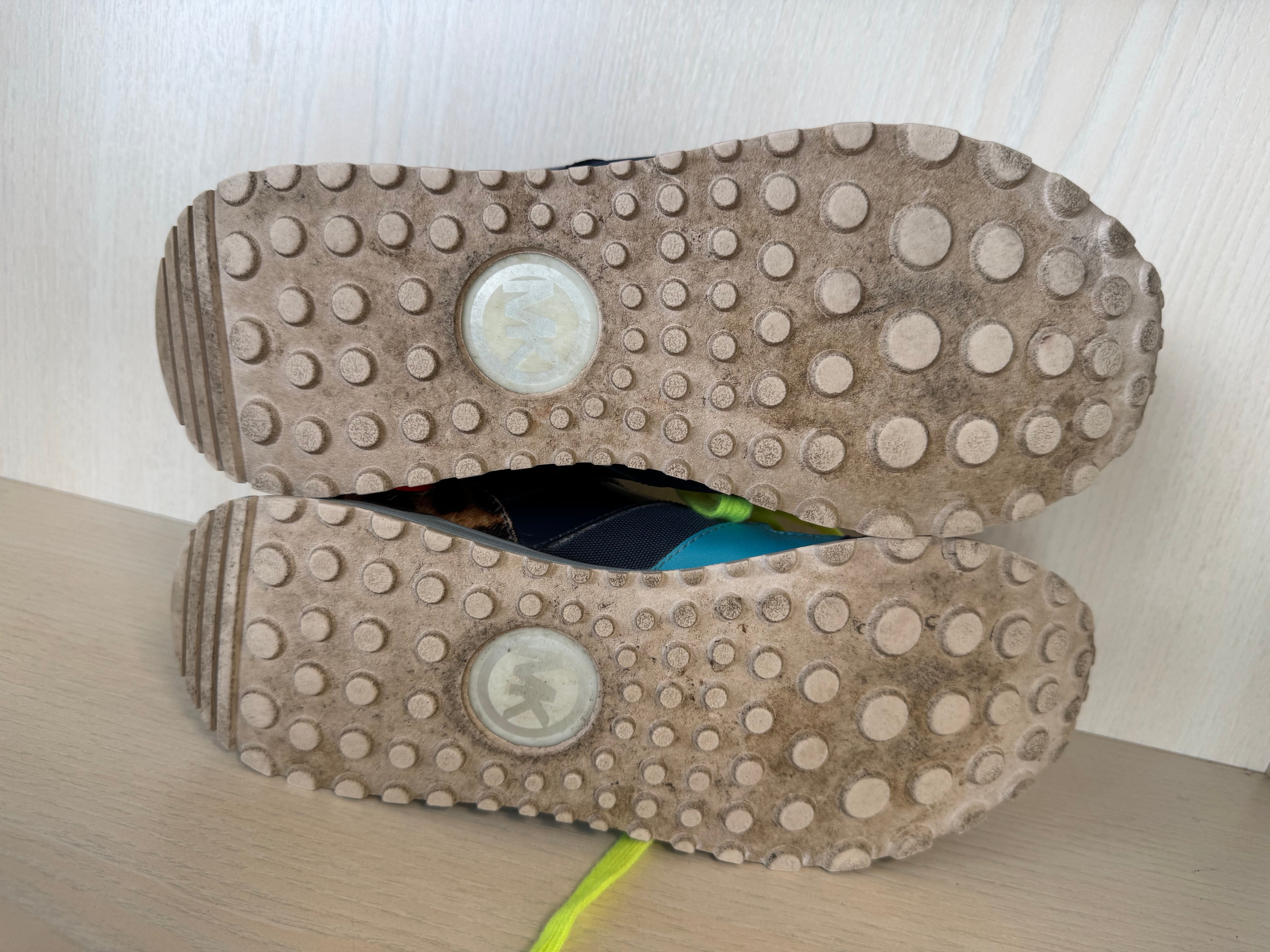 Michael Kors Hattie Mixed-Media Trainer Women’s US 9 – Multicolour, Good Condition