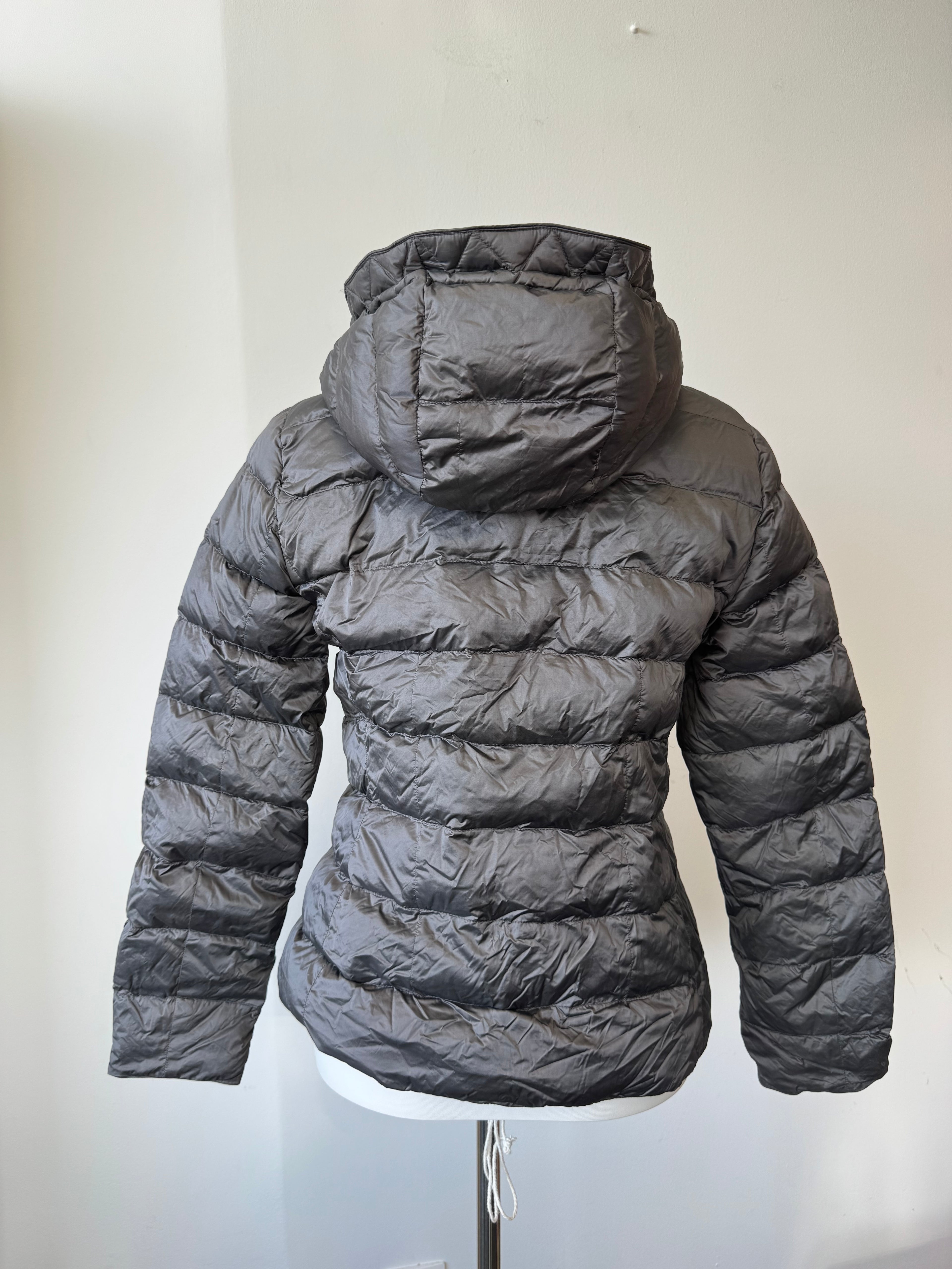 Massimo Dutti Feather-Down Jacket | Size L | Gray | Good Condition