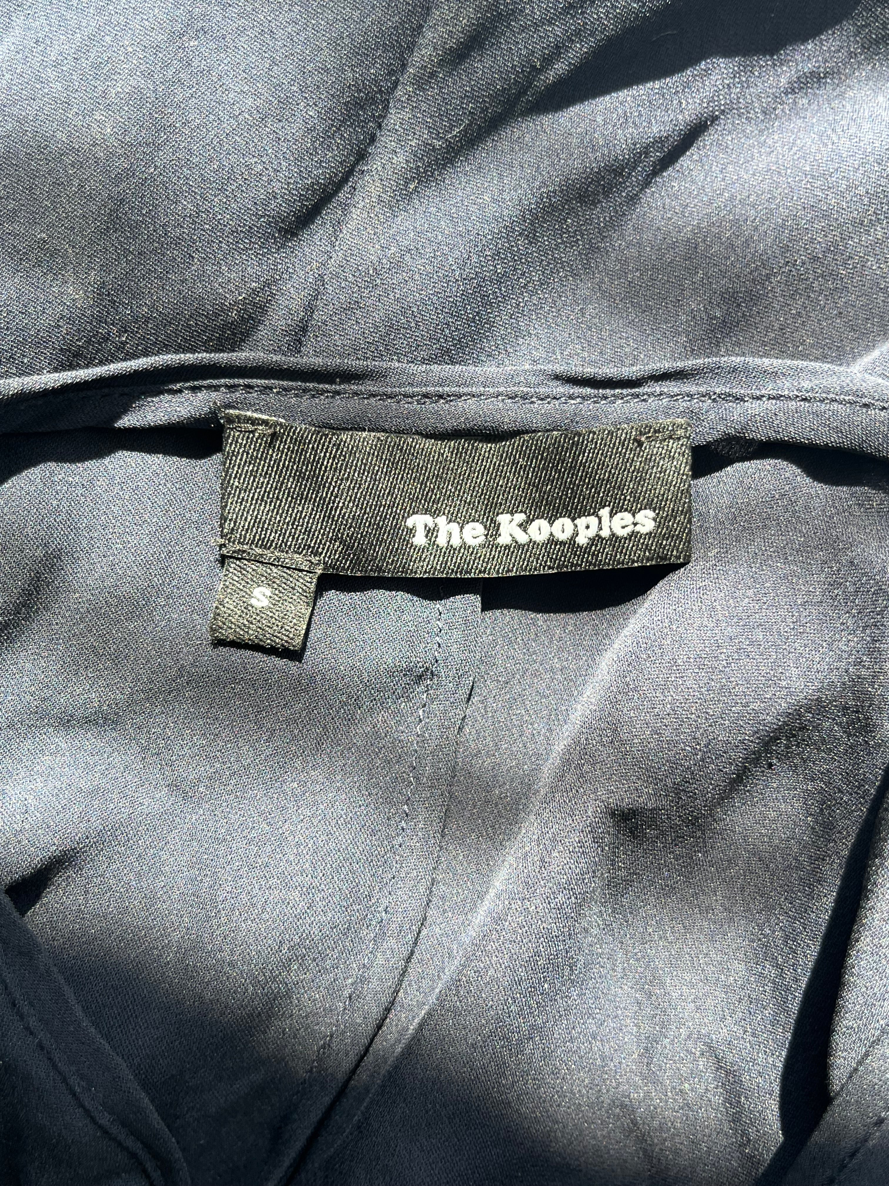 The Kooples Seidenbluse S – Schwarz, Sehr Gut, Reißverschluss