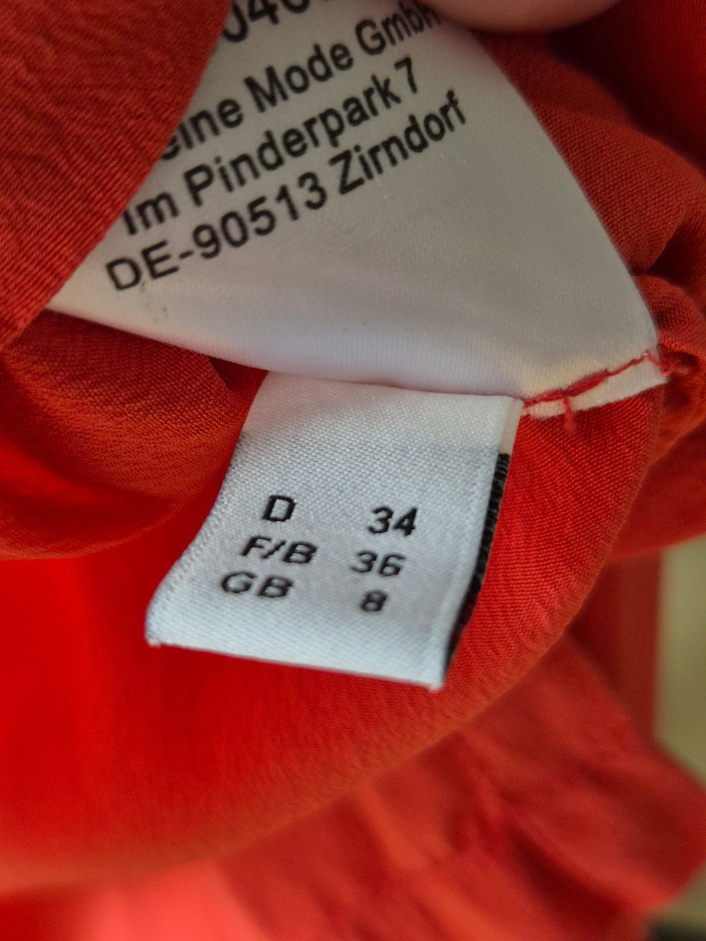 MADELEINE red silk blouse XS, long sleeves, very good condition