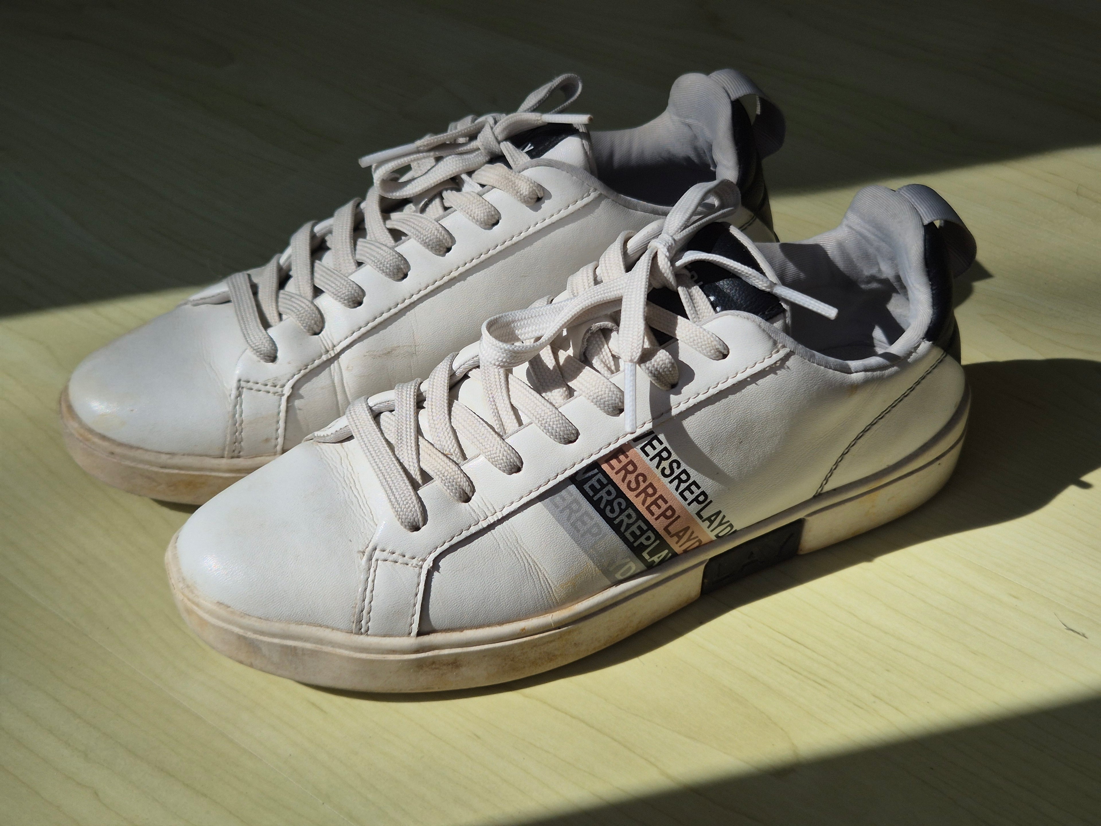 Weiße Replay Damen Sneaker RZ3S0024L, Gr. 37 – guter gebrauchter Zustand