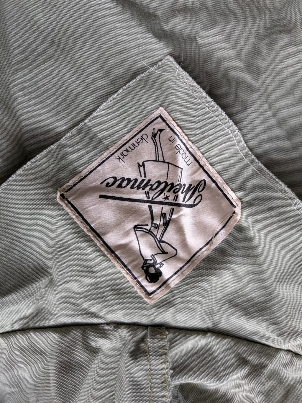 Danish Vintage Hooded Parka by Theilamac | Olive Green | Medium | Good Condition
