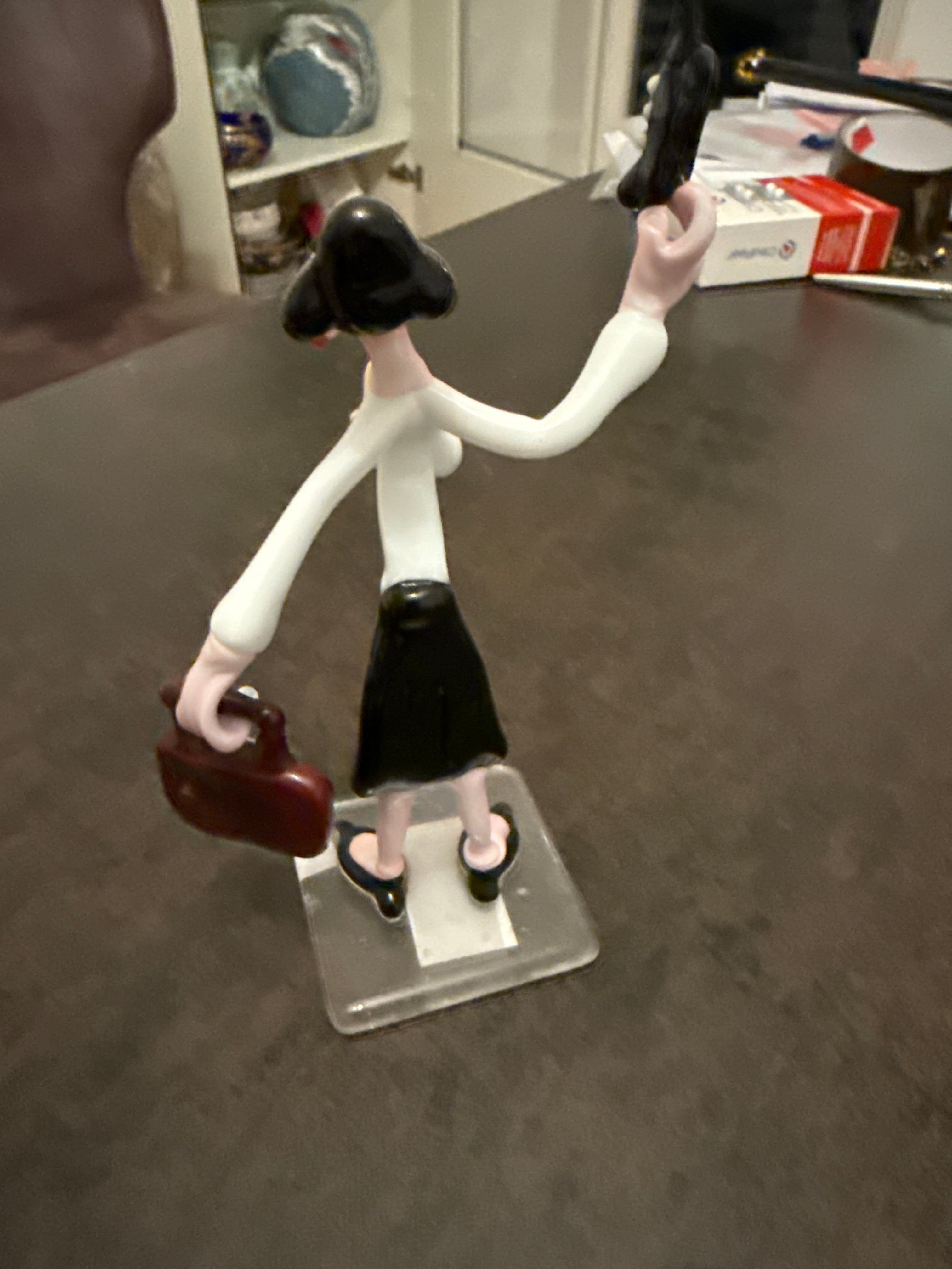 Raffaella Lamberti Murano Glass “Businesswoman” Figurine – Like New