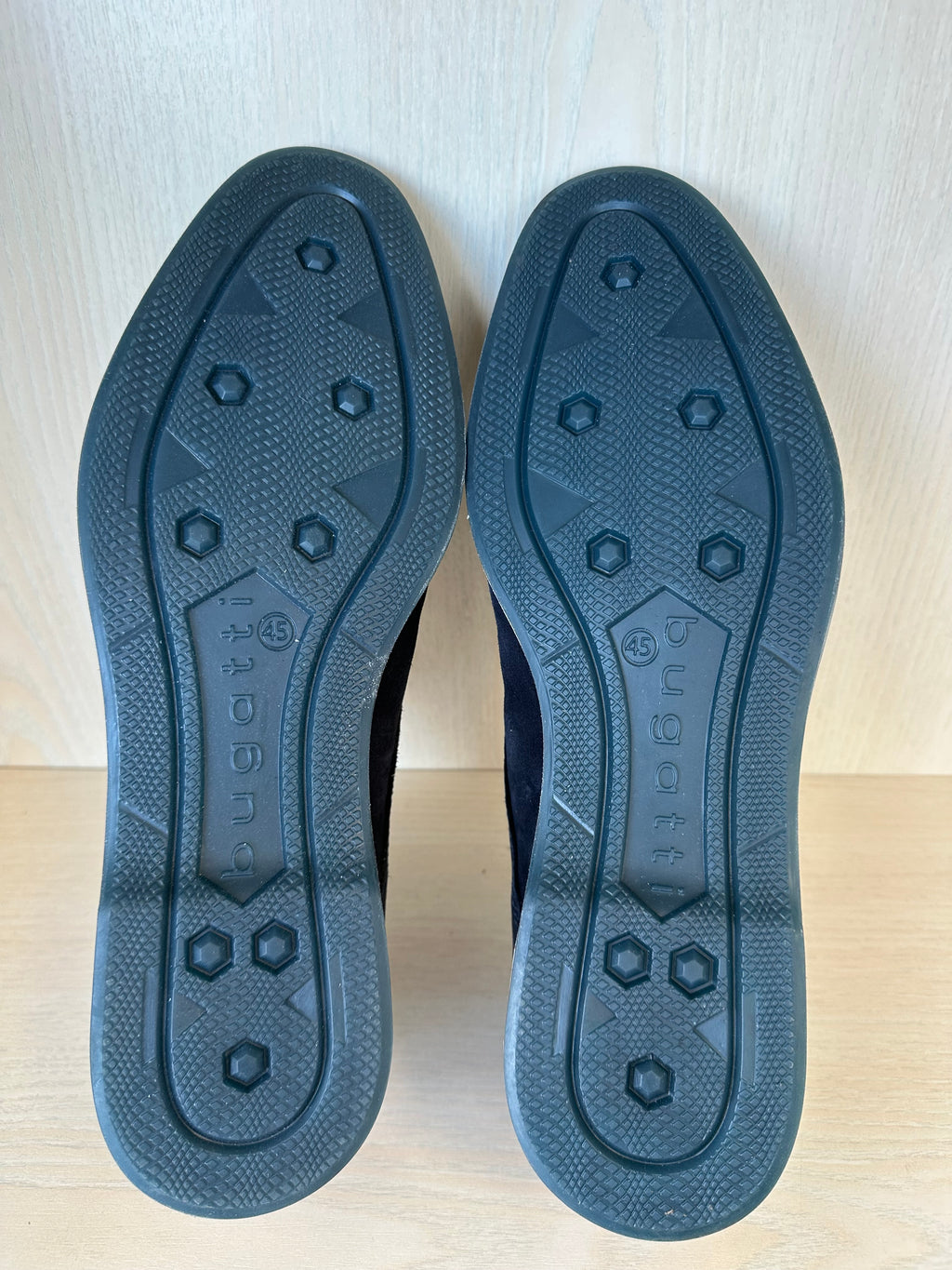 Bugatti Melchiore Derby Dunkelblau Wildleder Gr. 45 – sehr guter Zustand