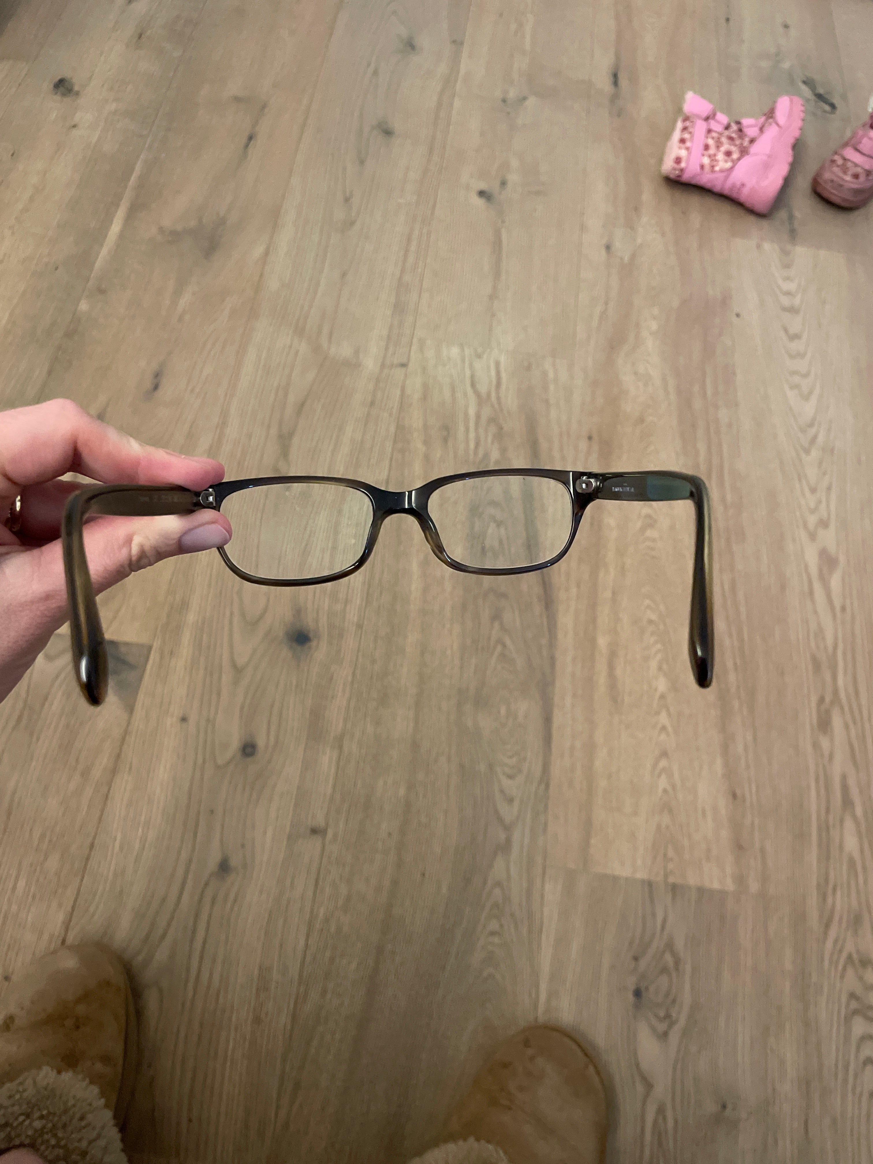 Hamburg Eyewear rectangular acetate eyeglasses, tortoise, very good condition