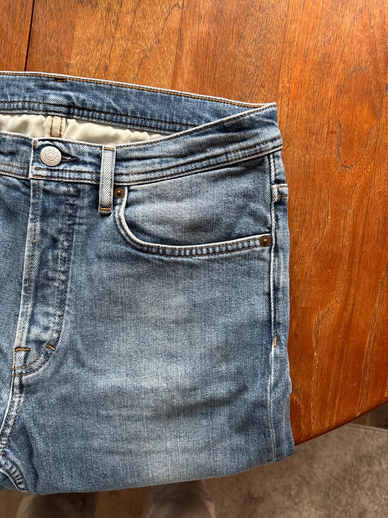 Acne Studios River Mid Blue Jeans W30 L34 – Sehr guter Zustand, Made in Italy