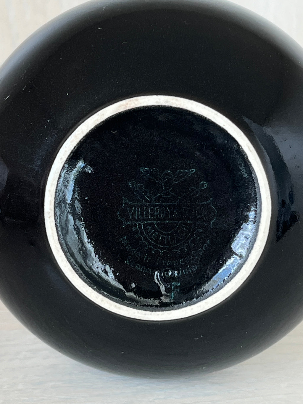 Villeroy & Boch Biarritz Sahnegießer 0,20l Schwarz Gelb Sehr Gut
