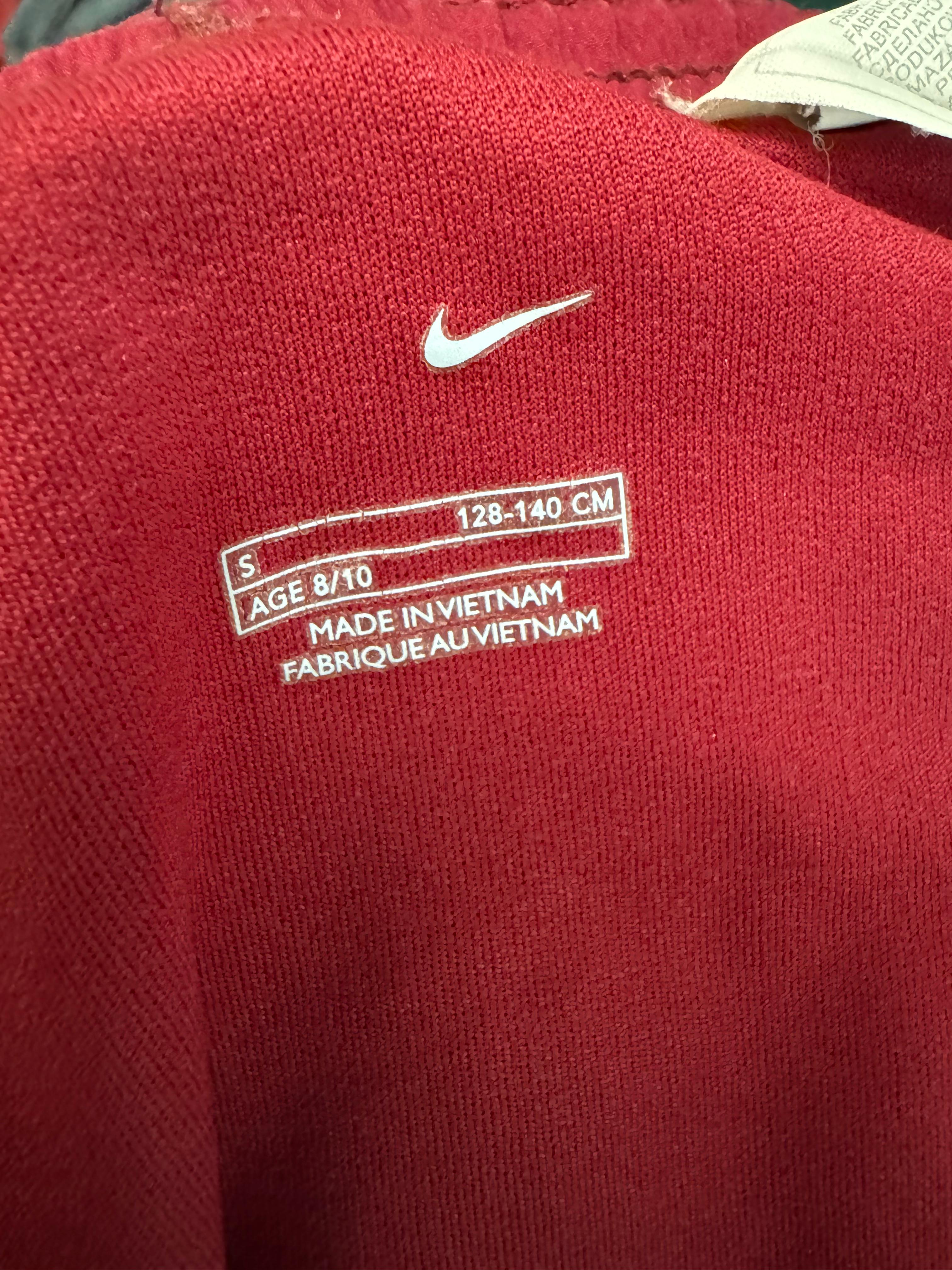 Nike Portugal Kinder Fußballshorts S (128-140 cm), Burgund/Gold, Sehr Gut
