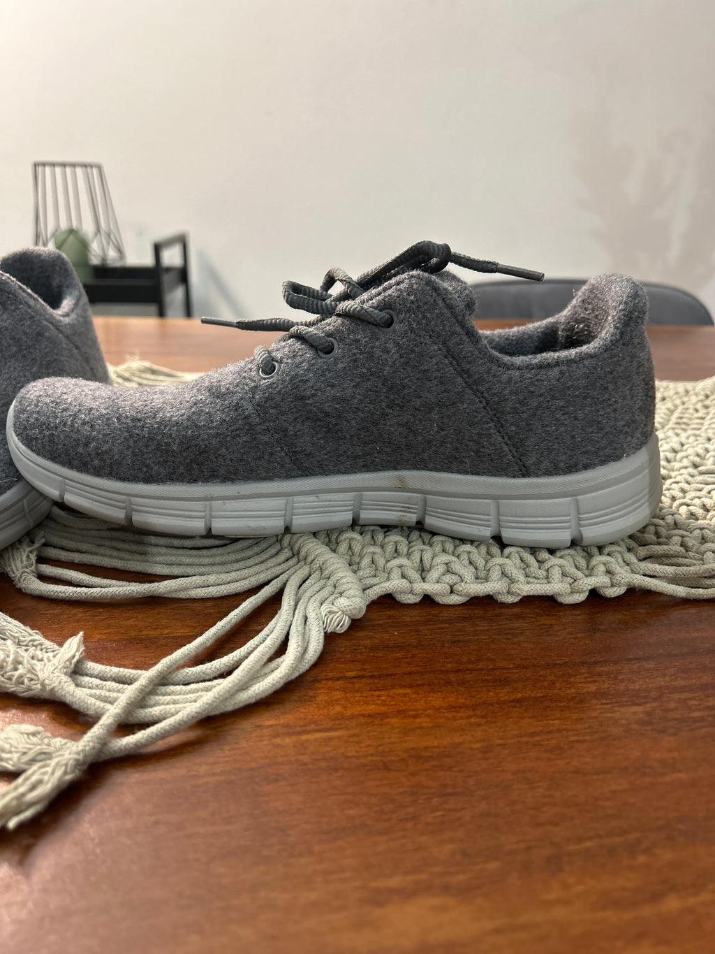 Tiroler Loden Merino-Sneaker Unisex – Grey – EU 40 – Very Good Condition