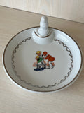 Limoges Baby Wärmeschale Vintage | Porzellan, Kindermotiv | Sehr gut | 17,5cm