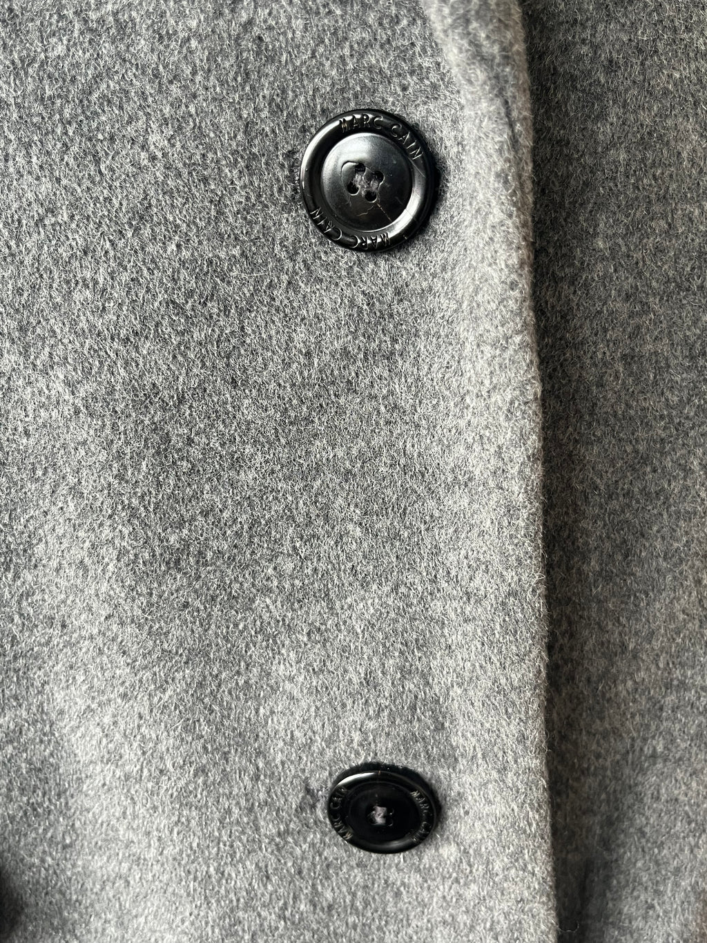 Marc Cain Wollmantel KA 11.18, Grau, Gr. N 6 (EU 44), Sehr guter Zustand