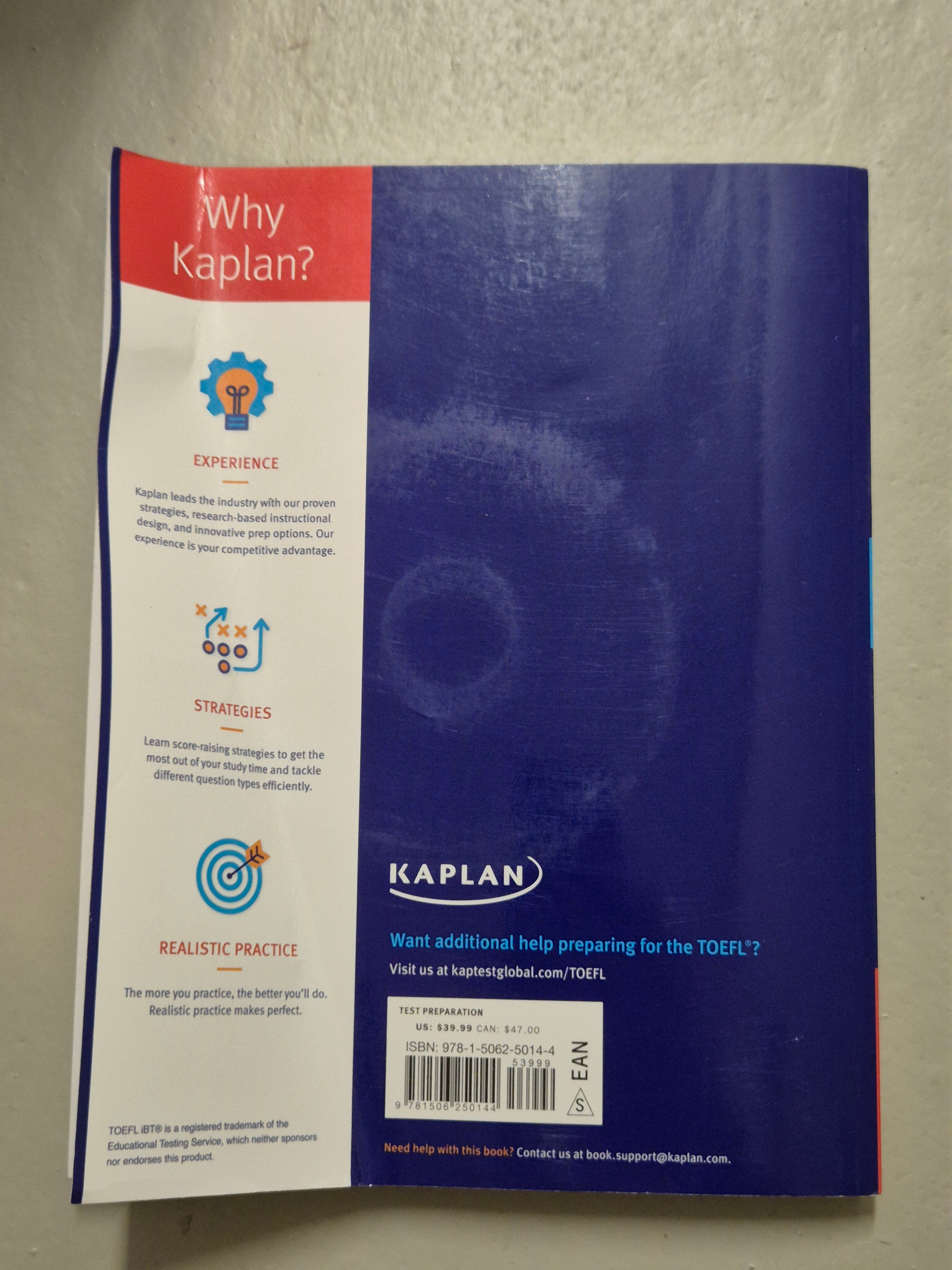 Kaplan TOEFL iBT Prep Plus | Sehr gut | Audio-CD & Online-Code