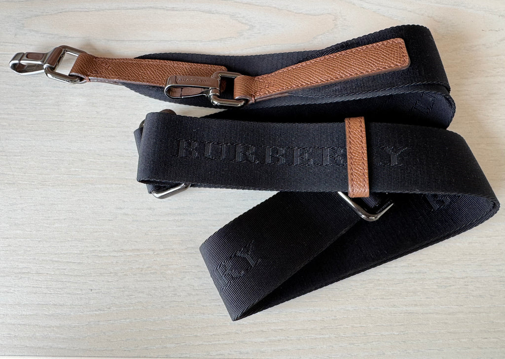 Burberry Leder Aktentasche Braun Medium – Guter Zustand, Staubbeutel, Gurt