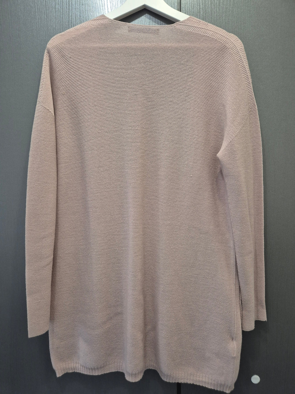 Blue Les Copains Virgin Wool Cardigan | IT 38 / XS | Blush Pink | Very Good
