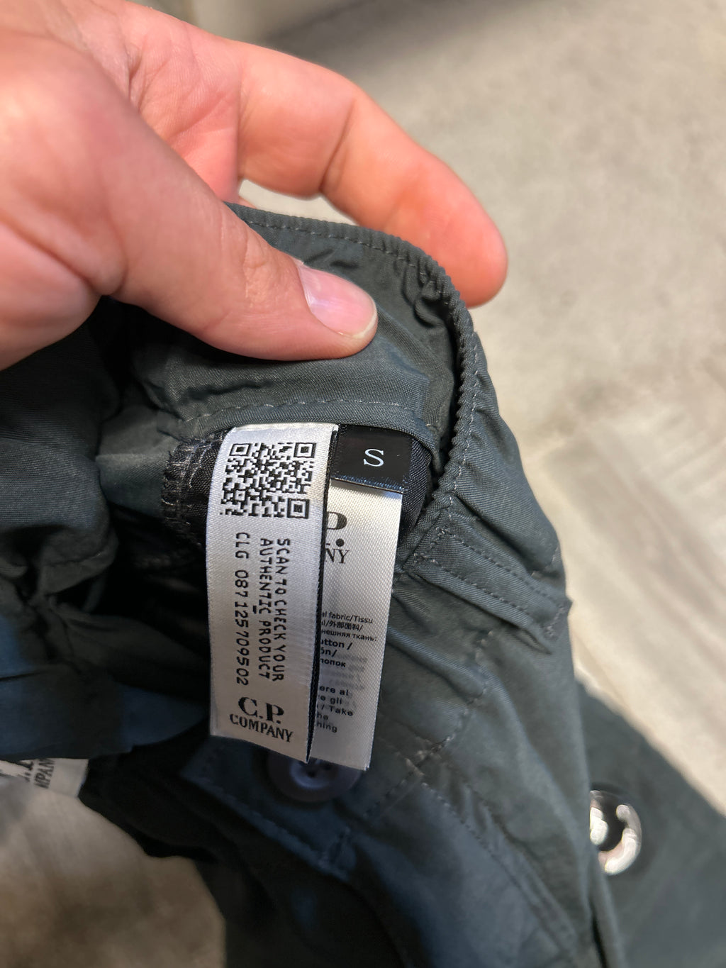 C.P. Company Lens Nylon Cargo Hose S Dunkelgrau Wie Neu