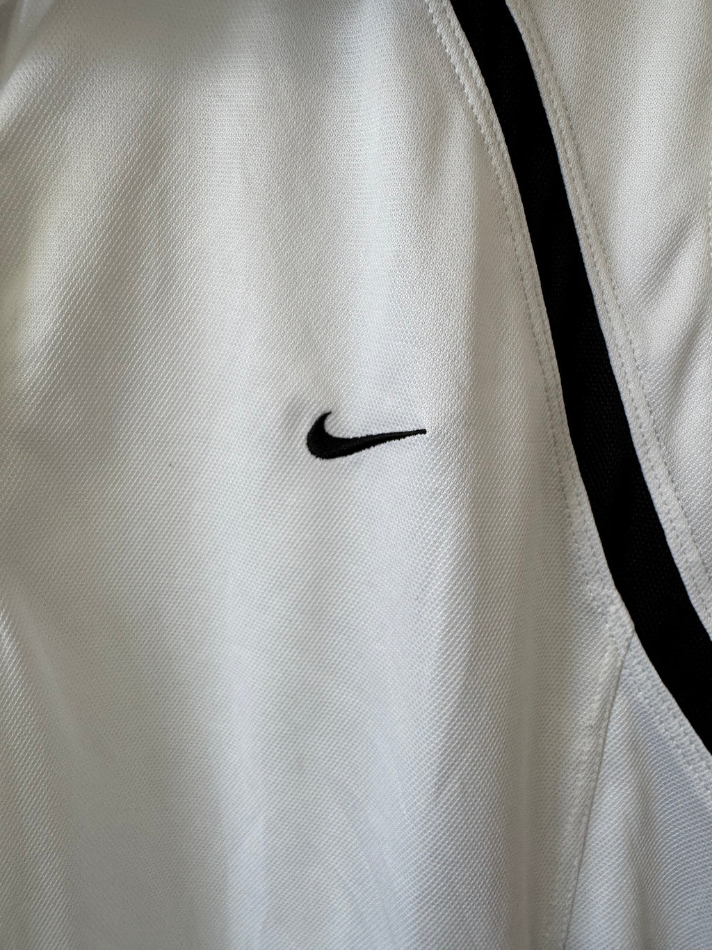 Nike Dri-FIT Men’s Polo Shirt, White/Black, Size XL, Good Condition