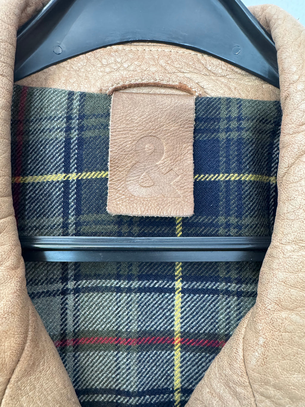 Dolce & Gabbana Herren Lederjacke Gr. 50 Cognac 100% Leder Sehr Gut