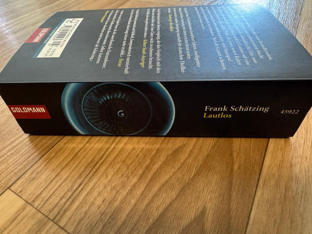 Frank Schätzing – “Lautlos” (Silent) Paperback, Very Good Condition