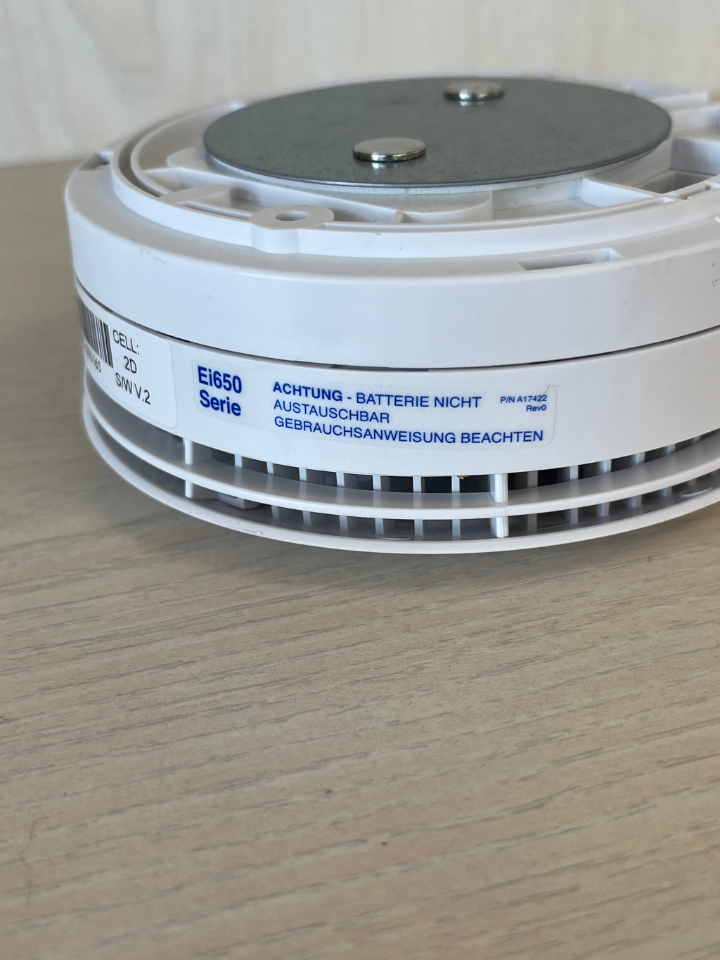 Ei Electronics Rauchmelder Ei650 – photoelektrisch, 10 Jahre, wie neu, weiß
