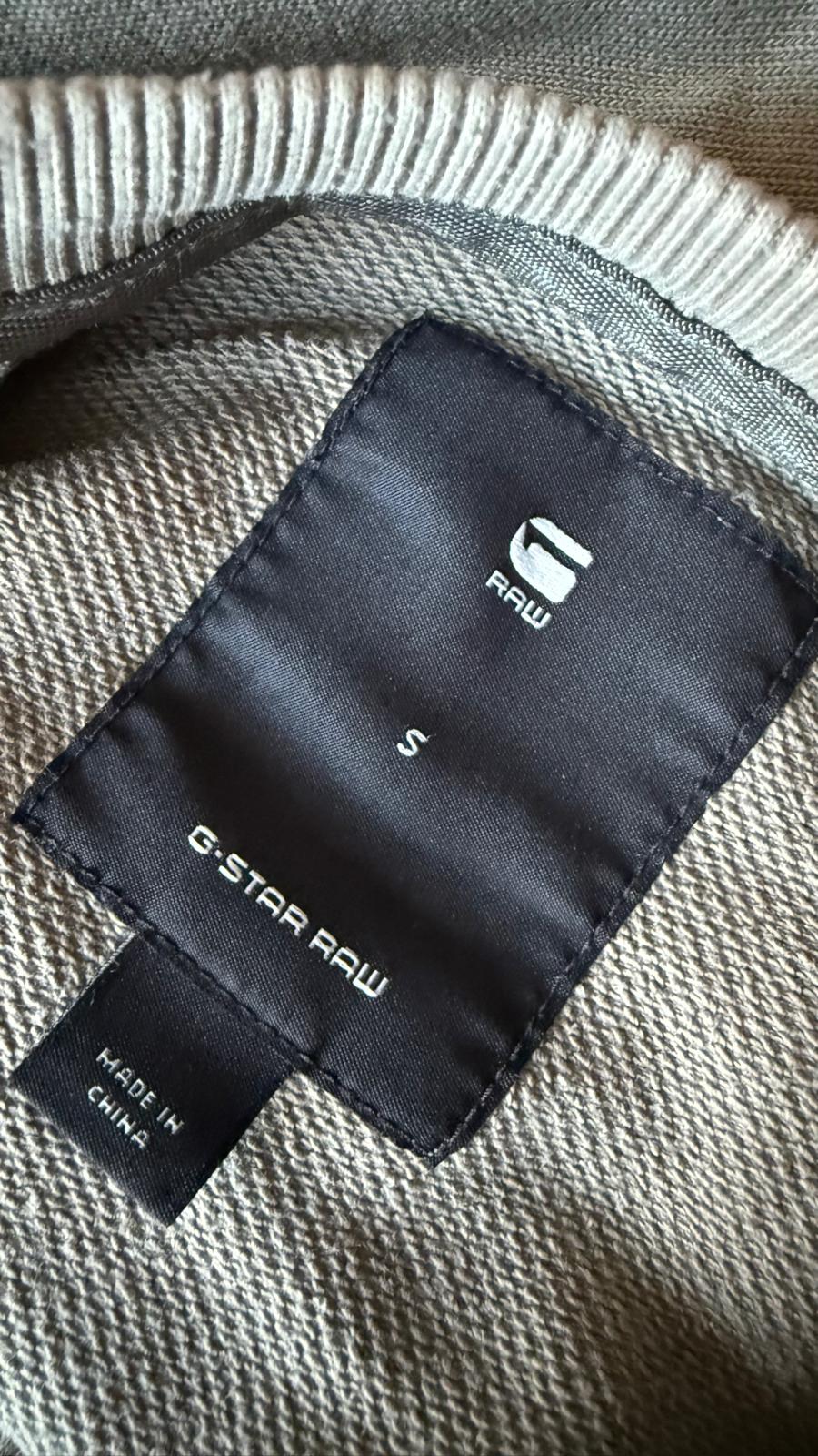 G-Star RAW Logo Sweatshirt | Olive | Größe S | 60% Baumwolle | Guter Zustand